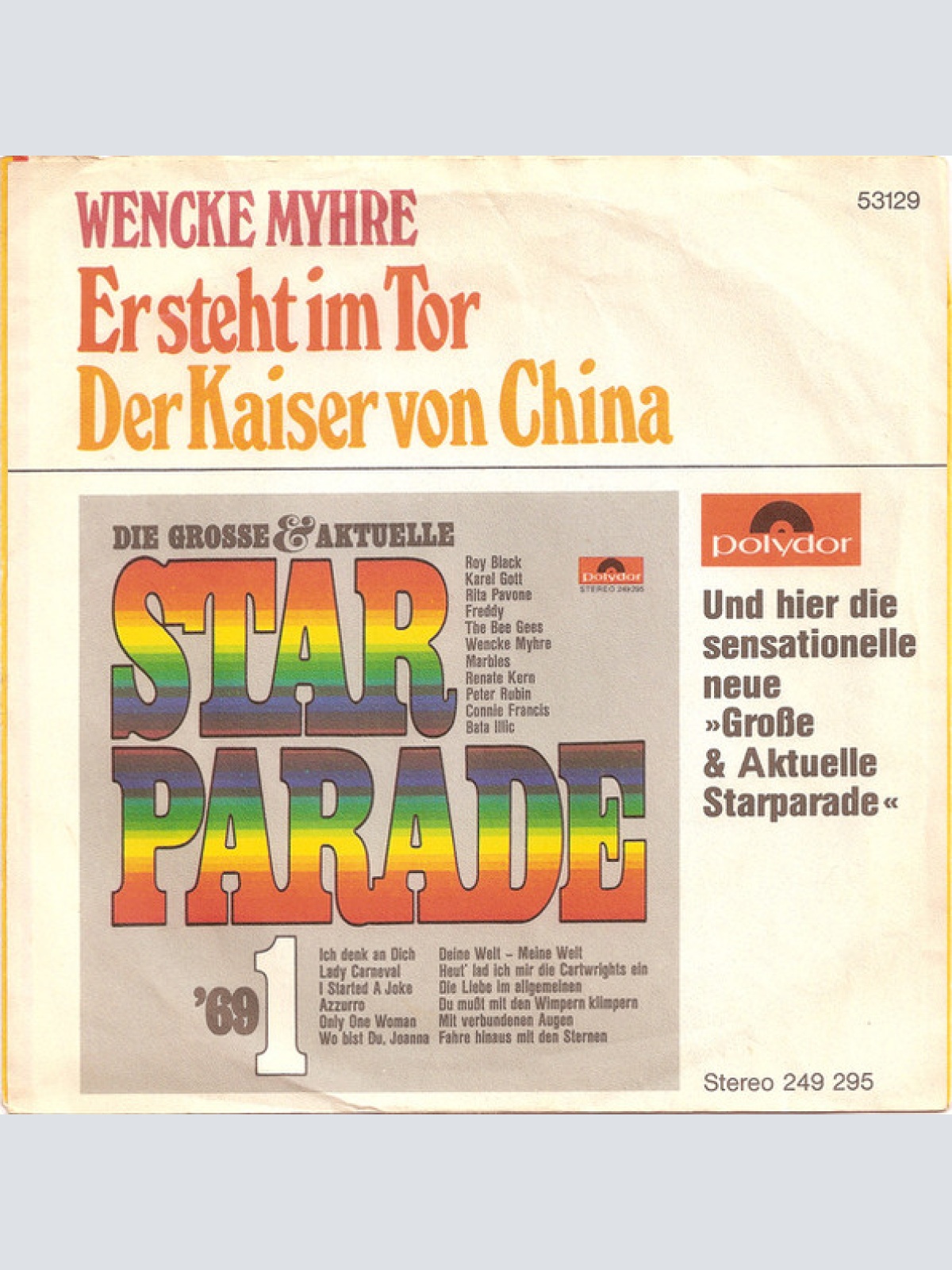 Vinyl / Wencke Myhre - Er Steht Im Tor