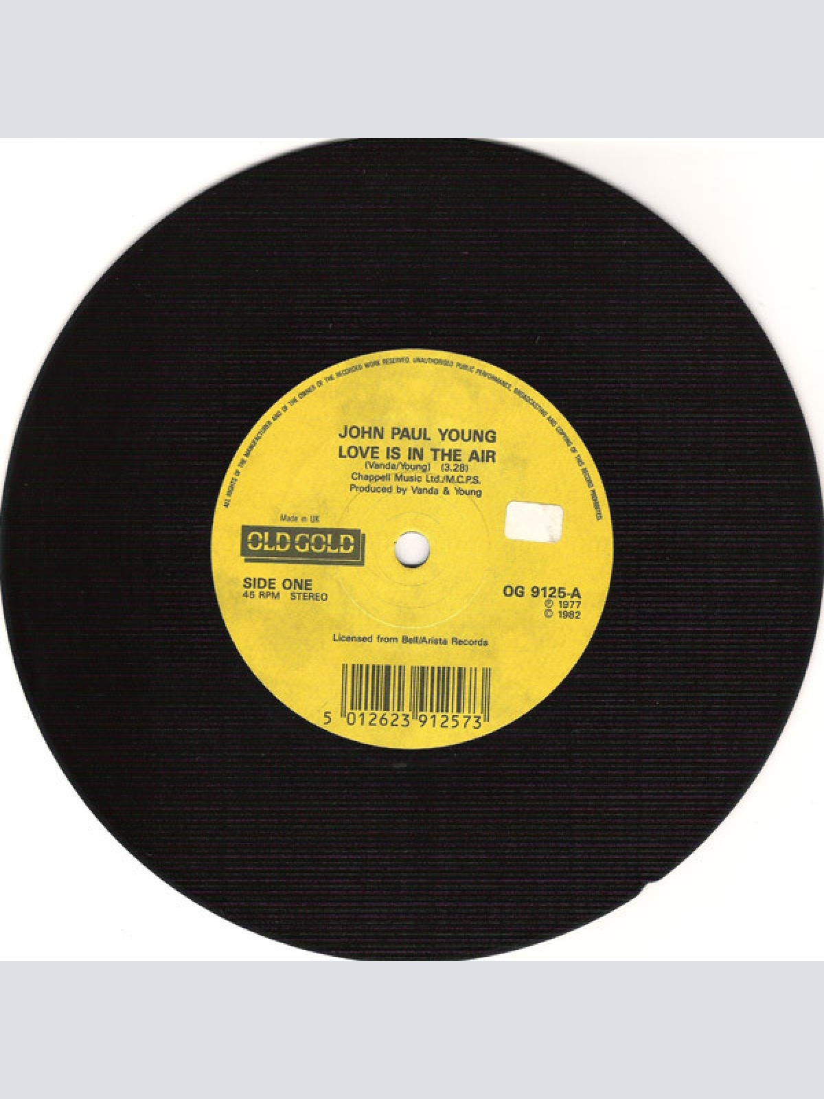 Vinyl / John Paul Young - Love Is In The Air