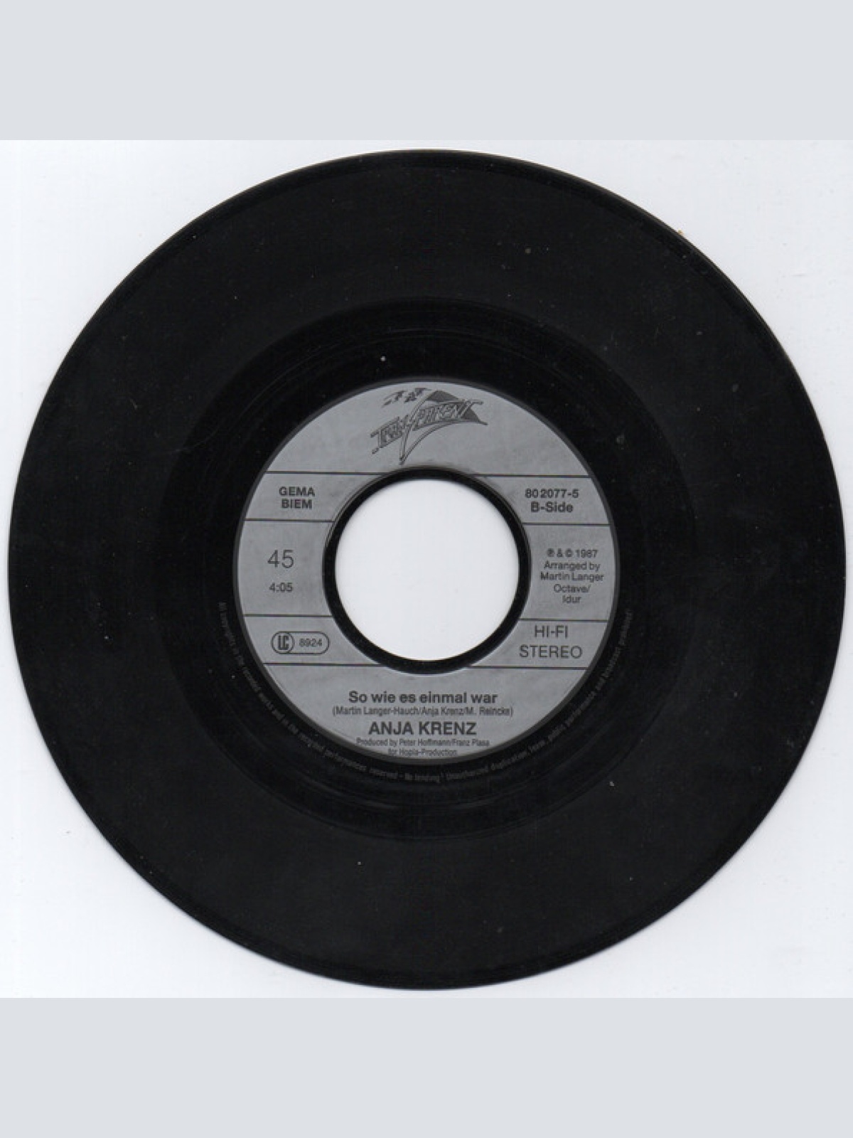 Vinyl / Anja Krenz - Hallo Taxi