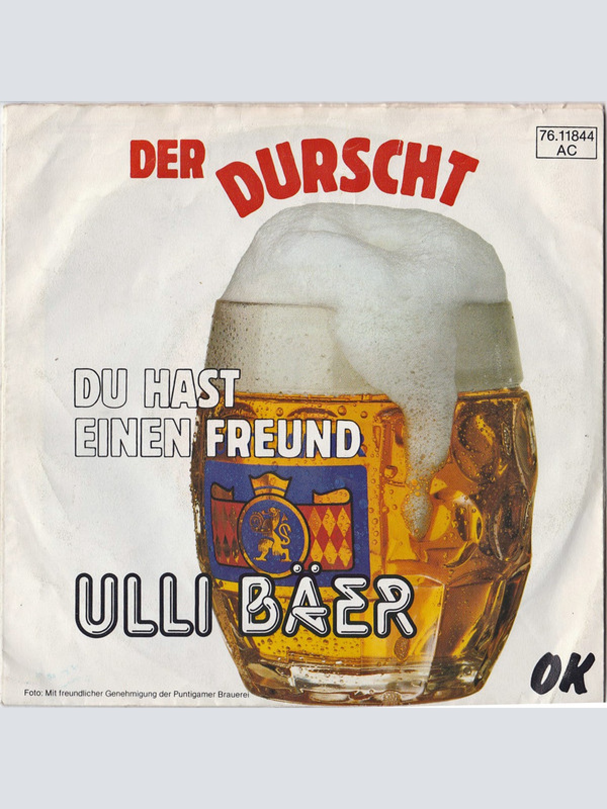 Vinyl / Ulli Bäer - Der Durscht