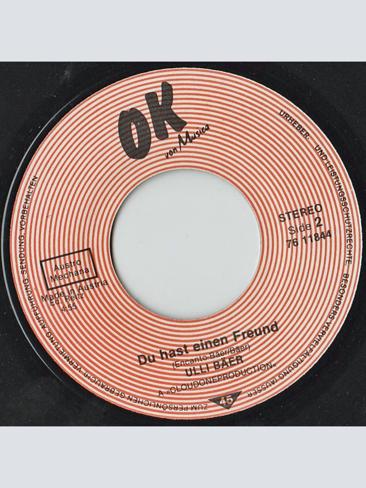 Vinyl / Ulli Bäer - Der Durscht