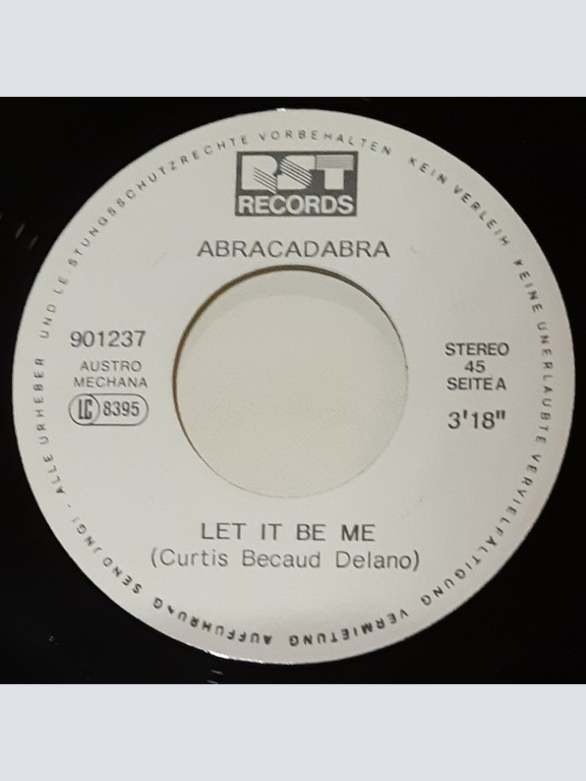 Vinyl / Abracadabra (18) - Let It Be Me / Kingston Town