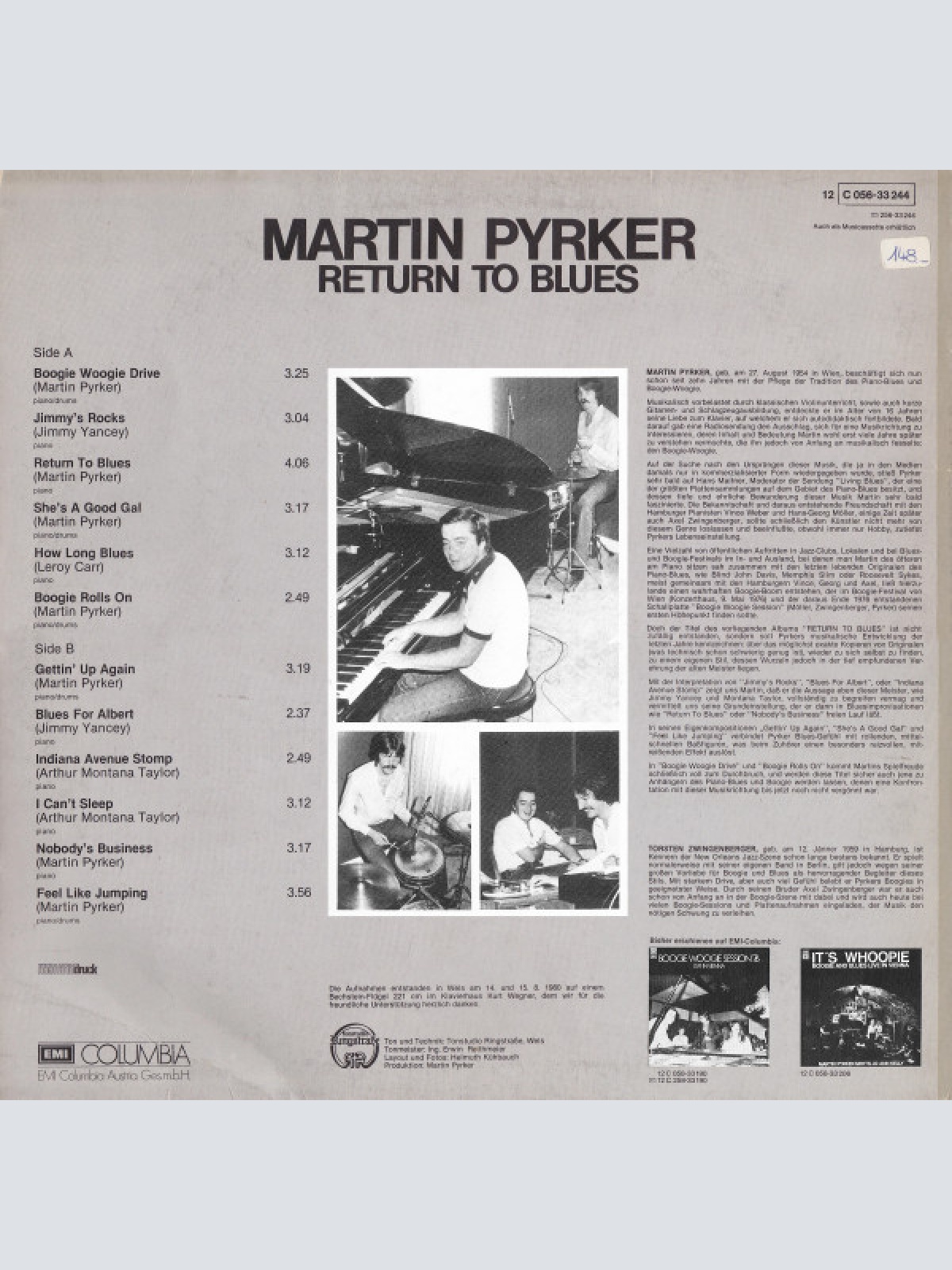 Vinyl / Martin Pyrker - Return To Blues