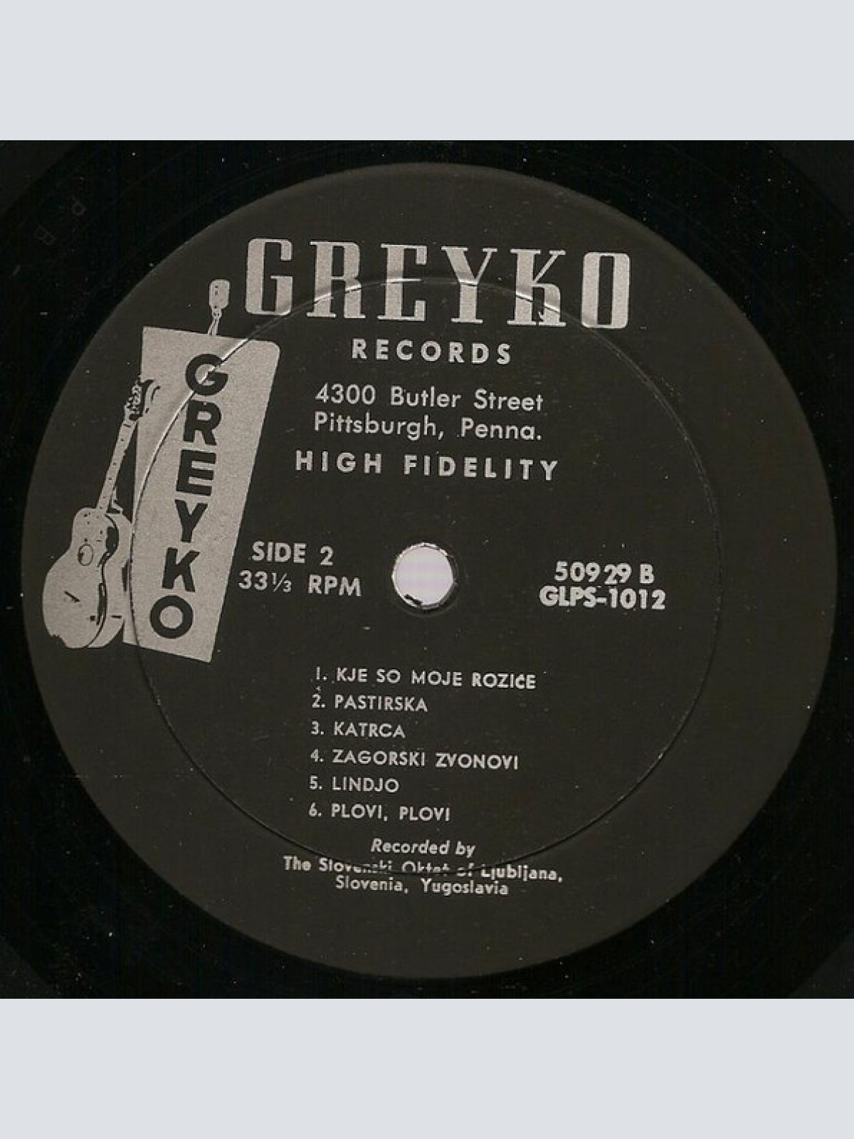 Vinyl / Slovenski Oktet - The Slovenski Oktet