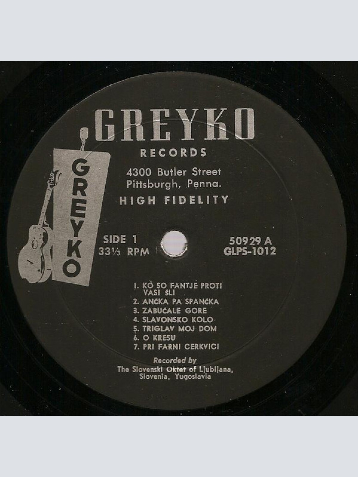 Vinyl / Slovenski Oktet - The Slovenski Oktet