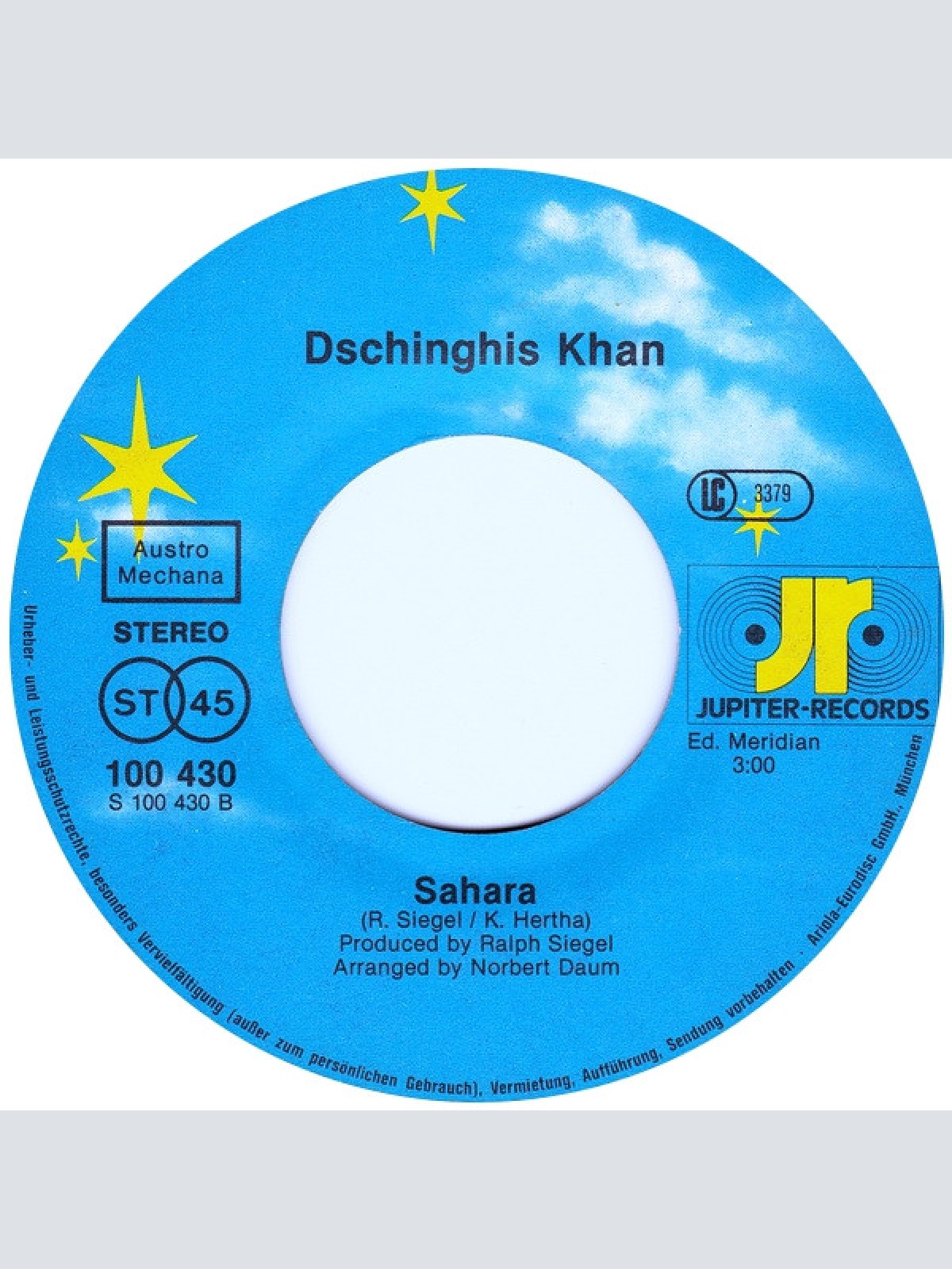Vinyl / Dschinghis Khan - Dschinghis Khan / Sahara