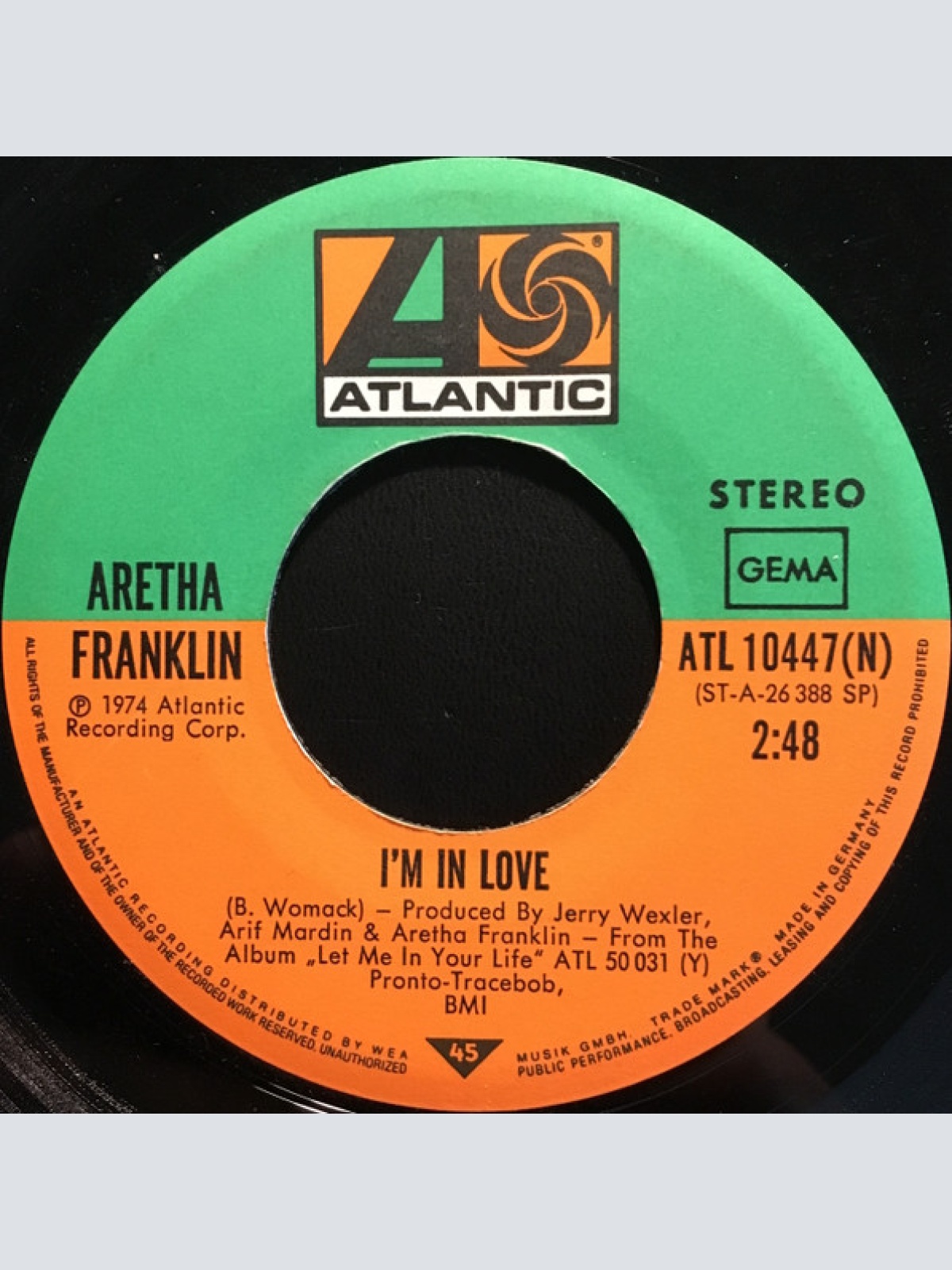 Vinyl / Aretha Franklin - I'm In Love