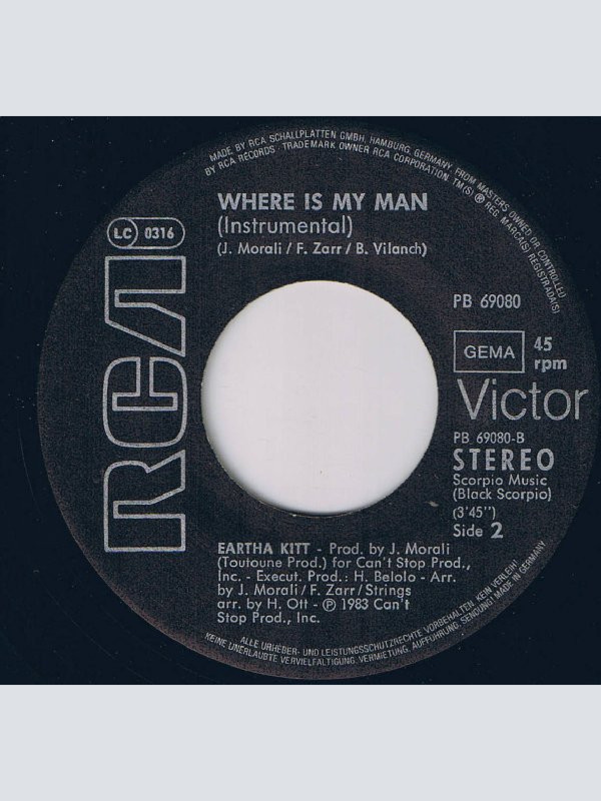 Vinyl / Eartha Kitt - Where Is My Man