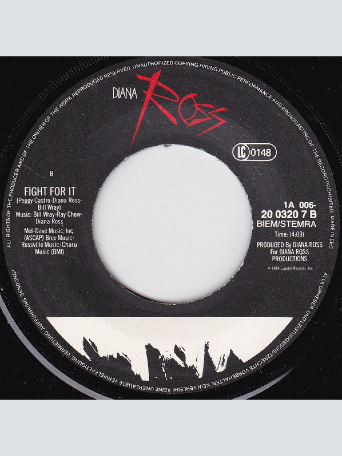 Vinyl / Diana Ross - Touch By Touch b/w Fight For It