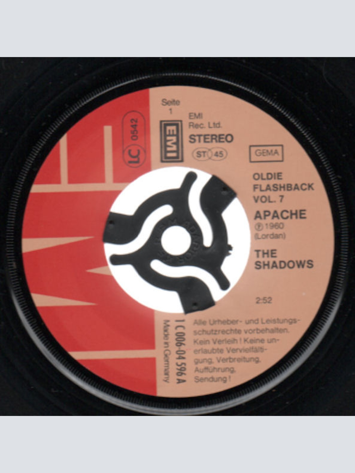 Vinyl / The Shadows - Apache / FBI