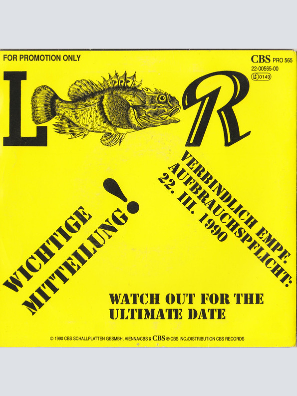 Vinyl / El Fisher - The Ultimate Date: 22.03.90 El Fisher Will Cross Your Way