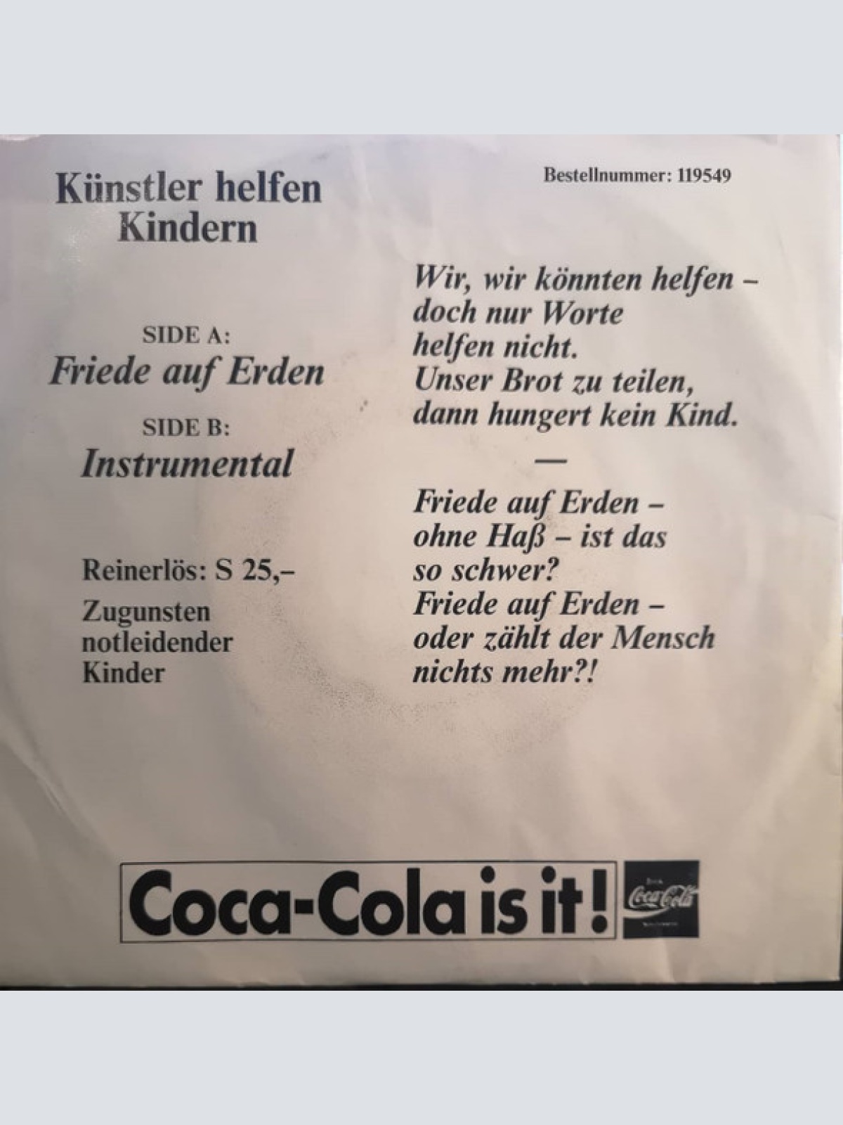 Vinyl / Chris Davis (15) - Friede Auf Erden