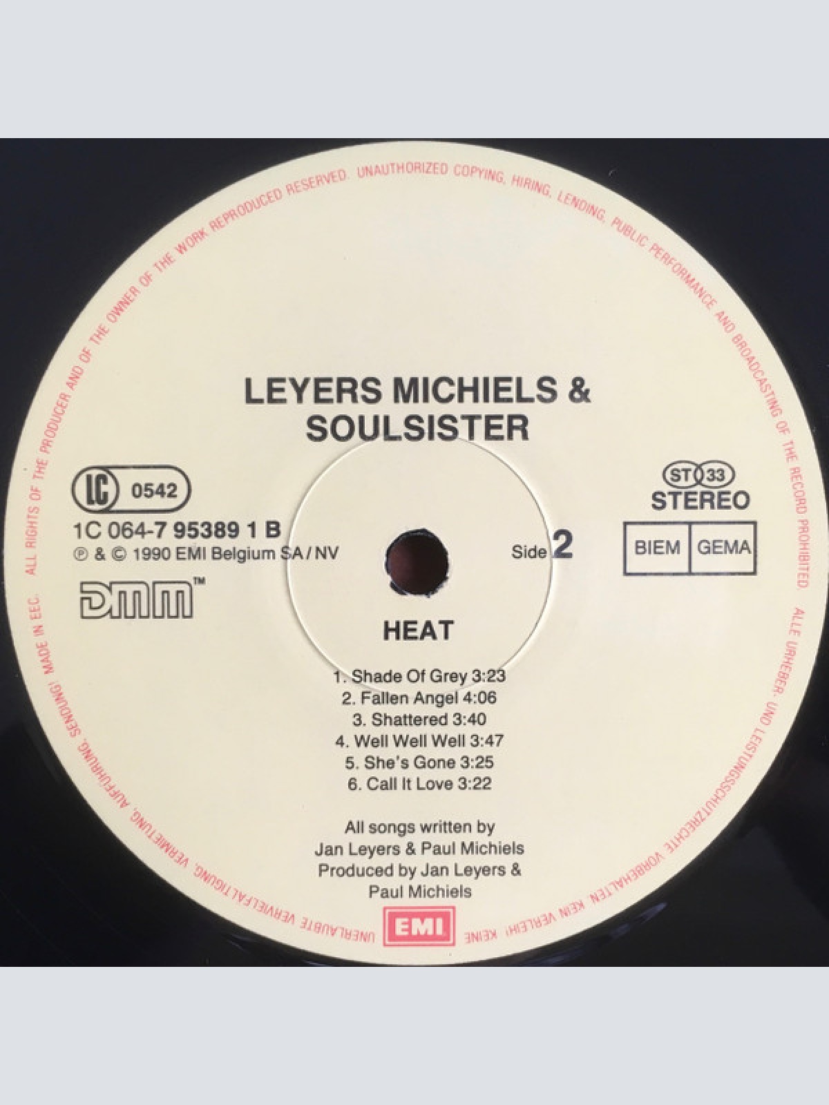 Vinyl / Leyers, Michiels & Soulsister* - Heat