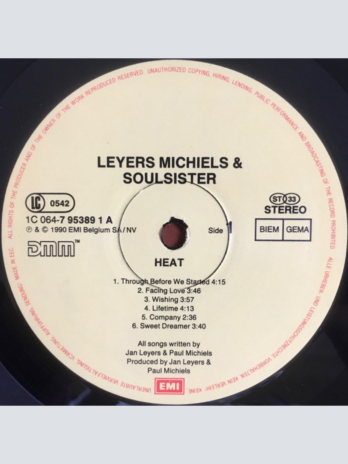 Vinyl / Leyers, Michiels & Soulsister* - Heat