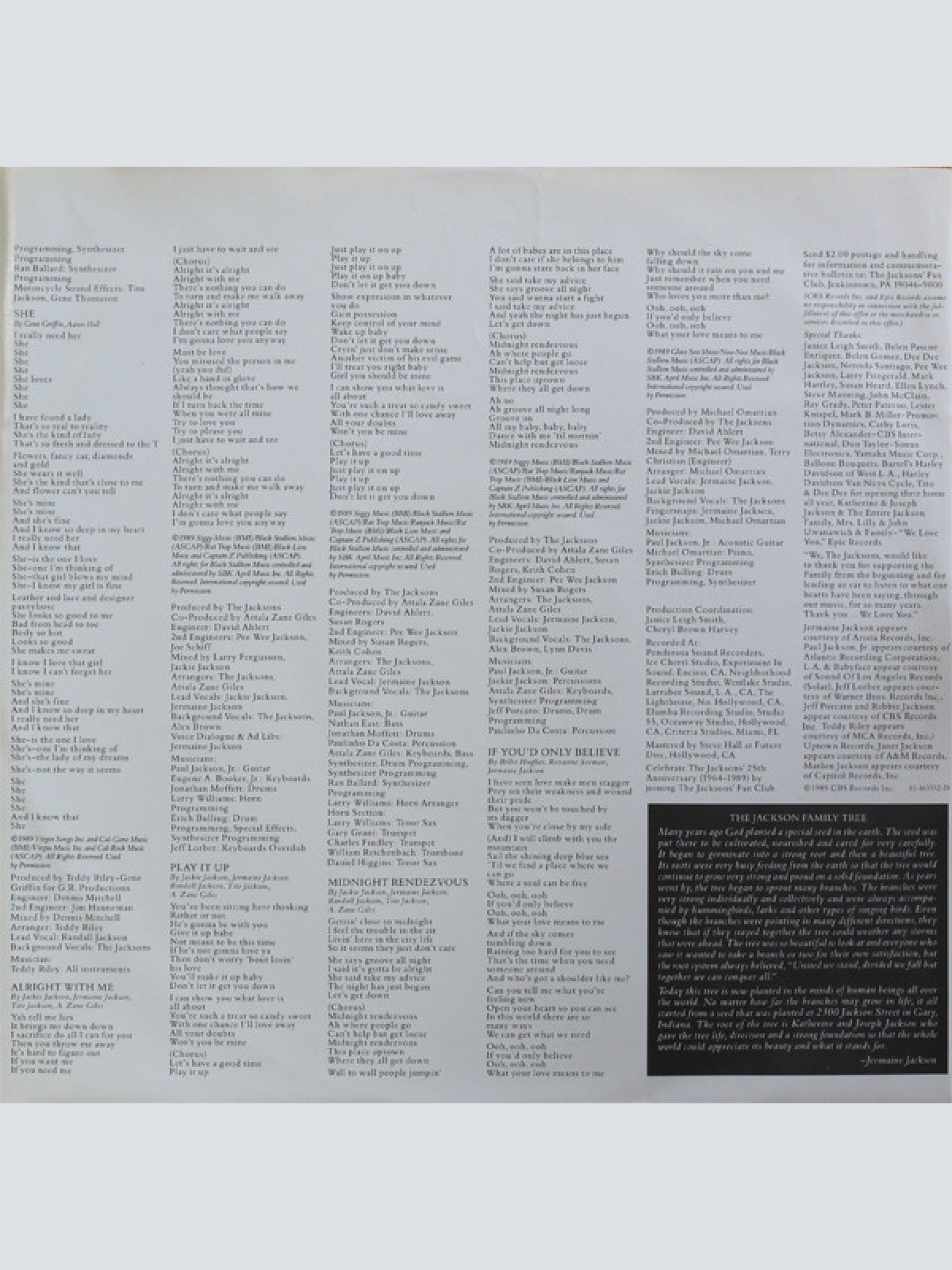 Vinyl / The Jacksons - 2300 Jackson Street