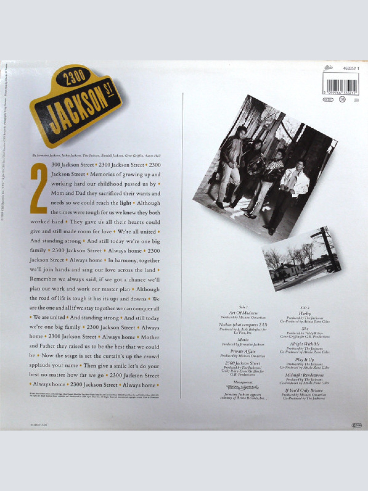 Vinyl / The Jacksons - 2300 Jackson Street