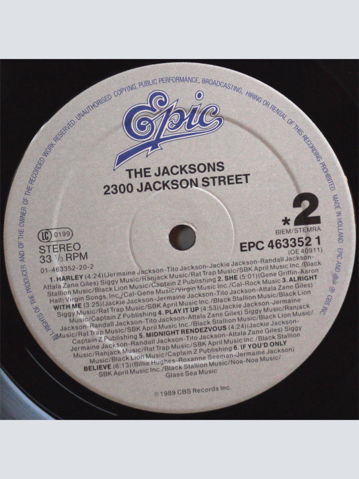 Vinyl / The Jacksons - 2300 Jackson Street