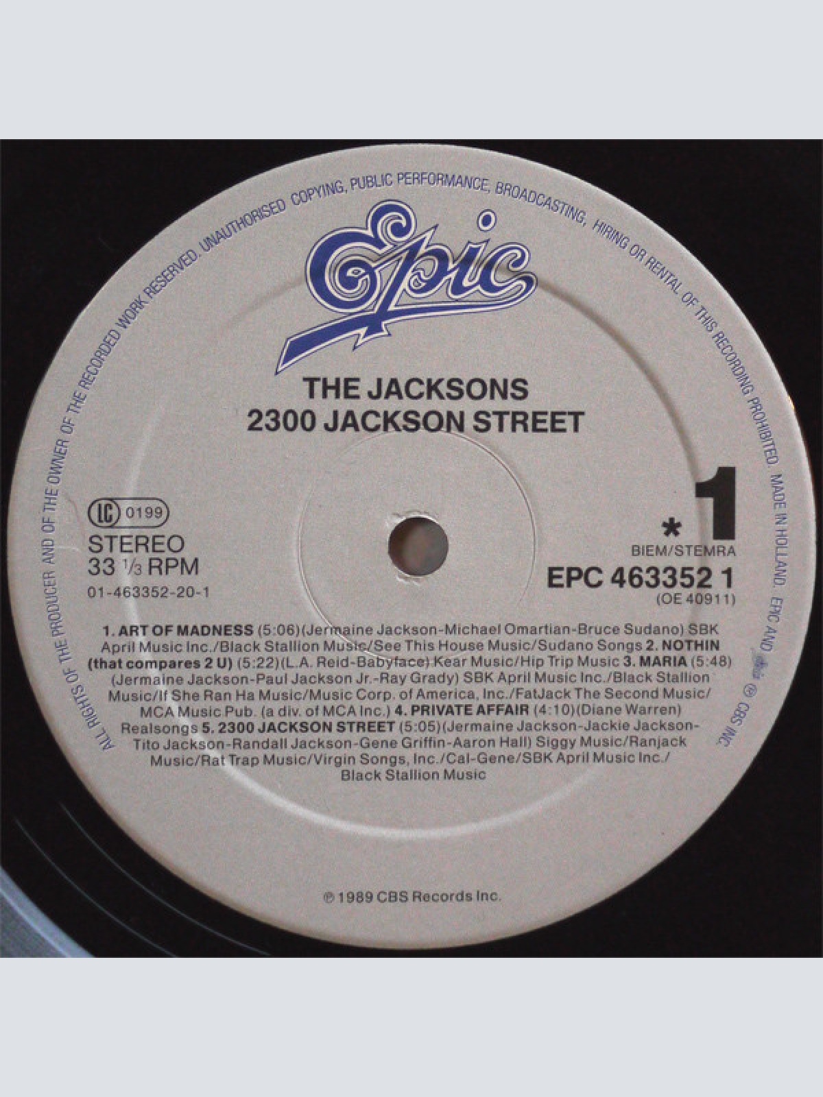 Vinyl / The Jacksons - 2300 Jackson Street