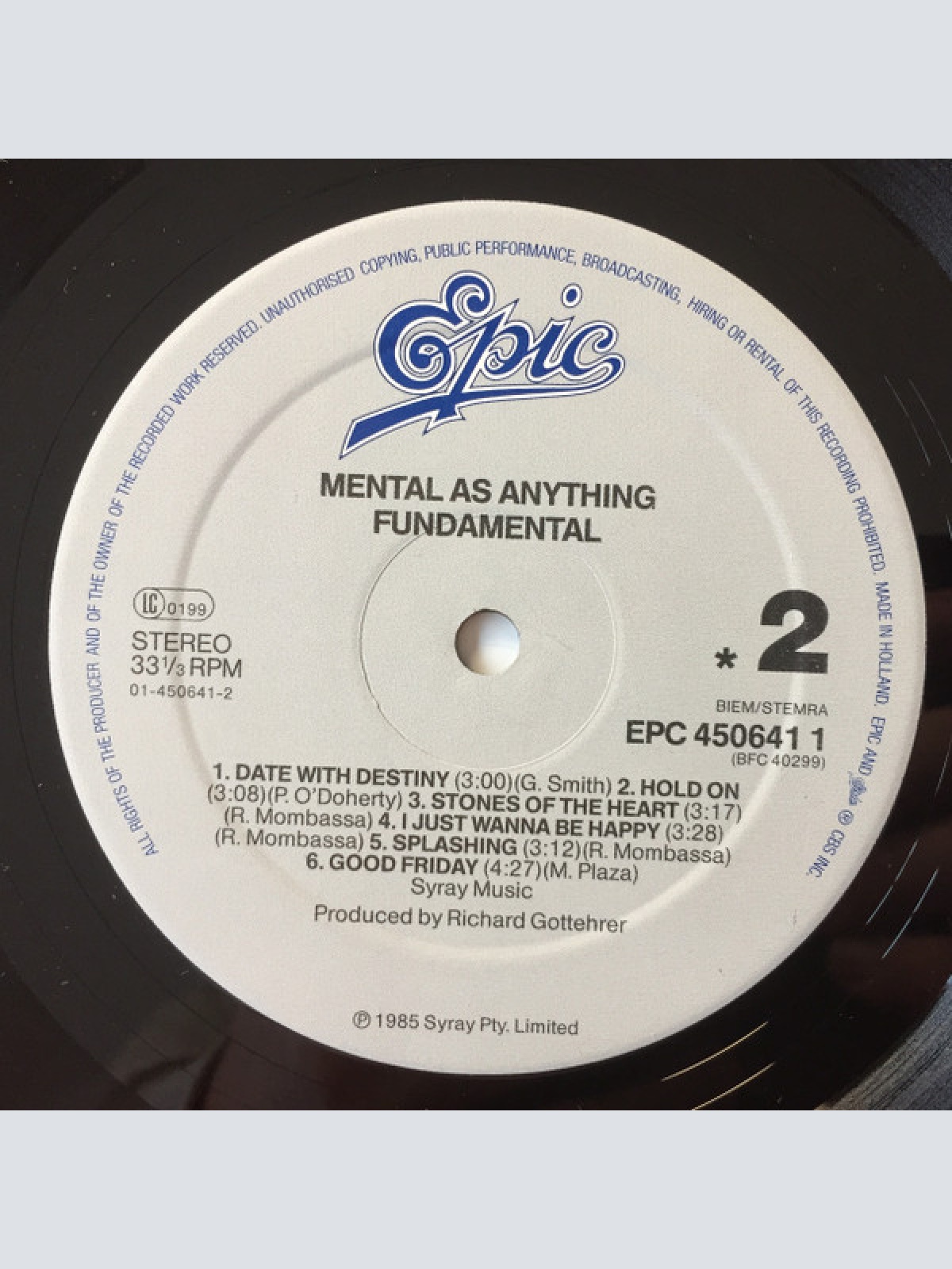 Vinyl / Mental As Anything - Fundamental