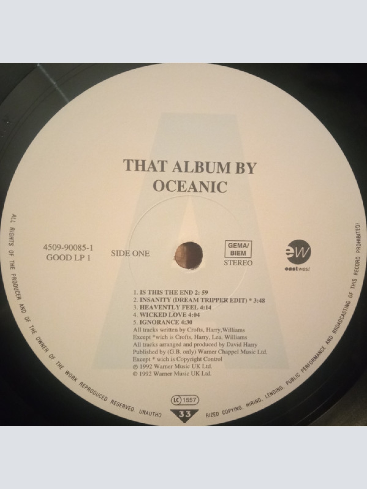 Vinyl / Oceanic - That Album By Oceanic