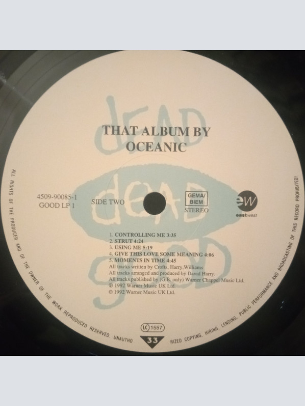 Vinyl / Oceanic - That Album By Oceanic