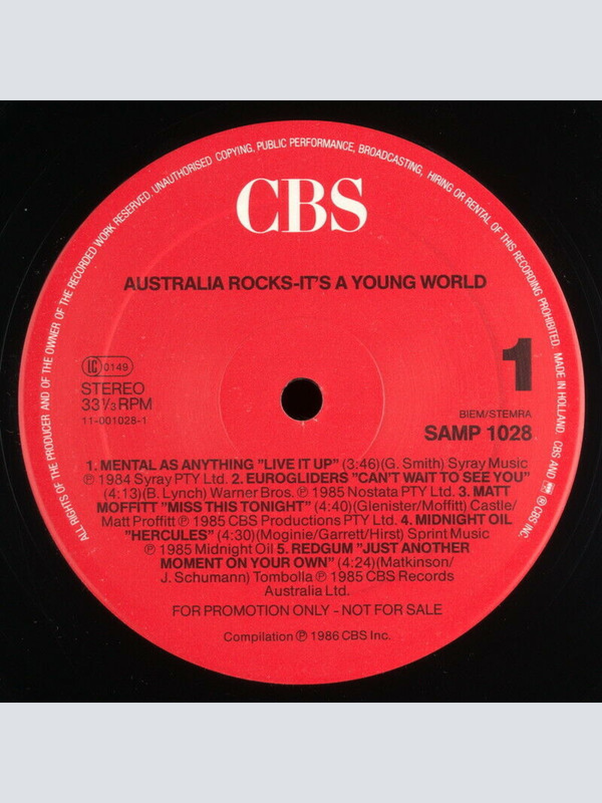 Vinyl / Various - Australia Rocks - It's A Young World