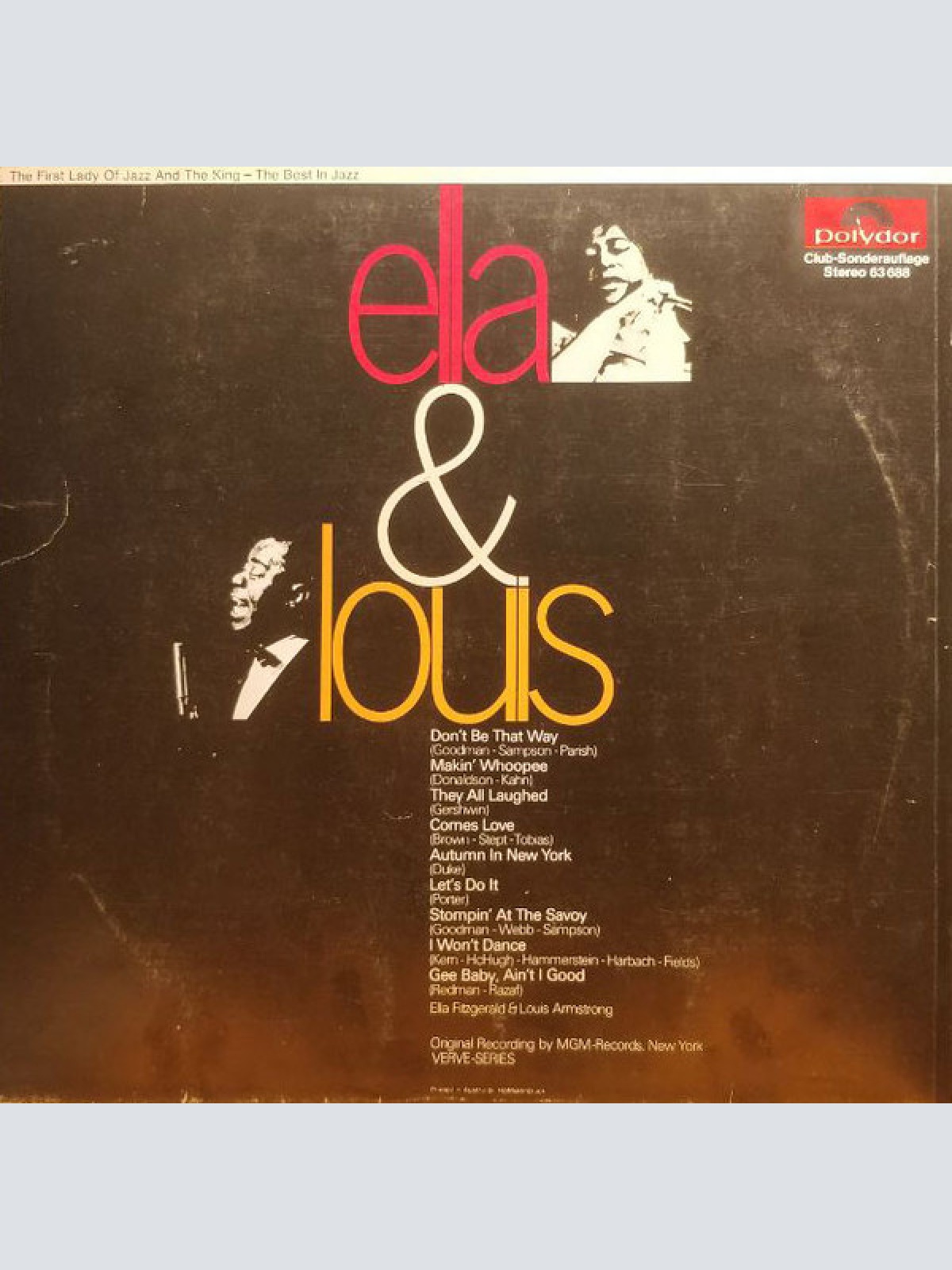 Vinyl / Ella Fitzgerald & Louis Armstrong - Ella And Louis