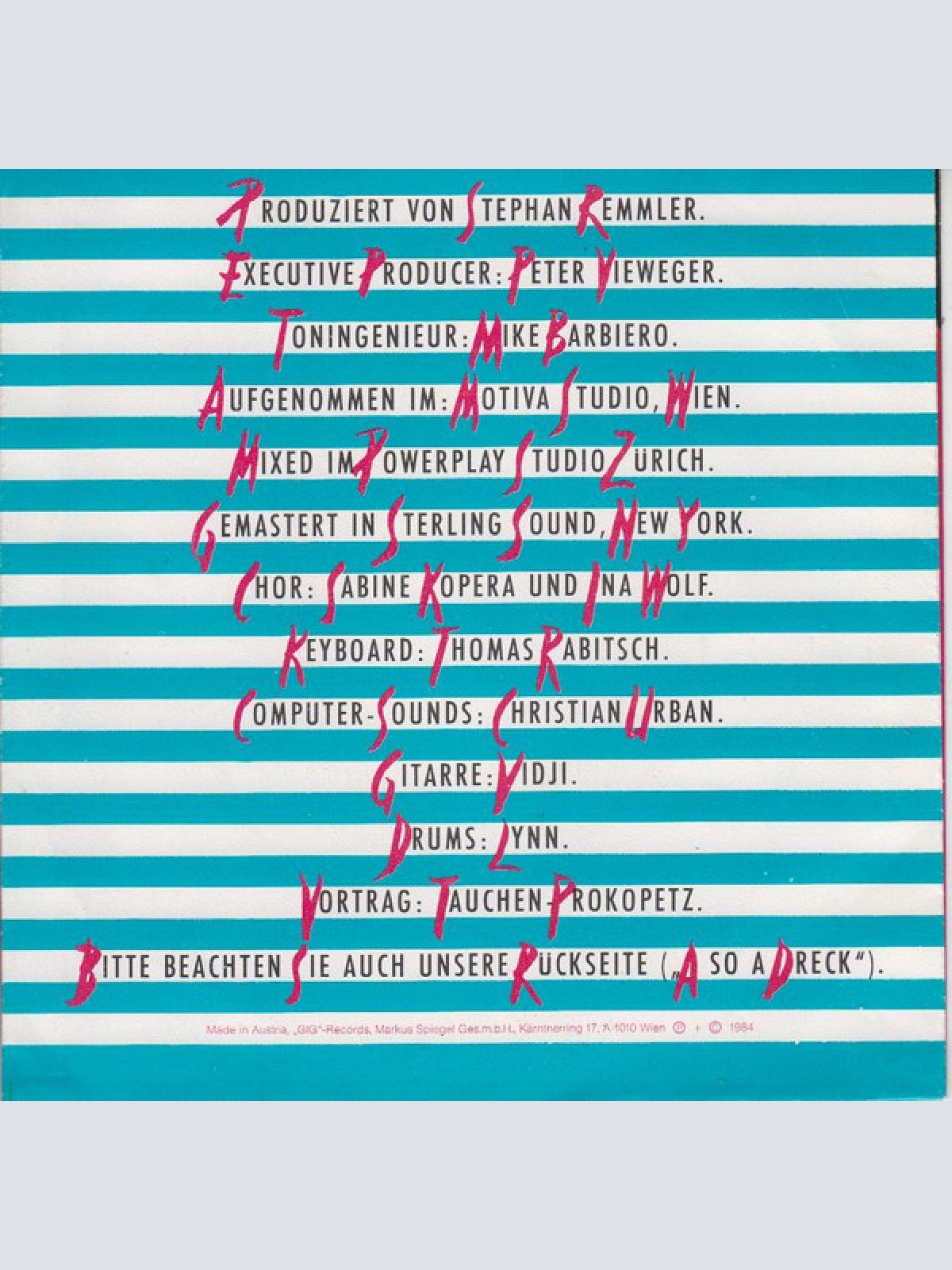 Vinyl / DÖF - Uh-Uh-Uh Mir Bleibt Die Luft Weg