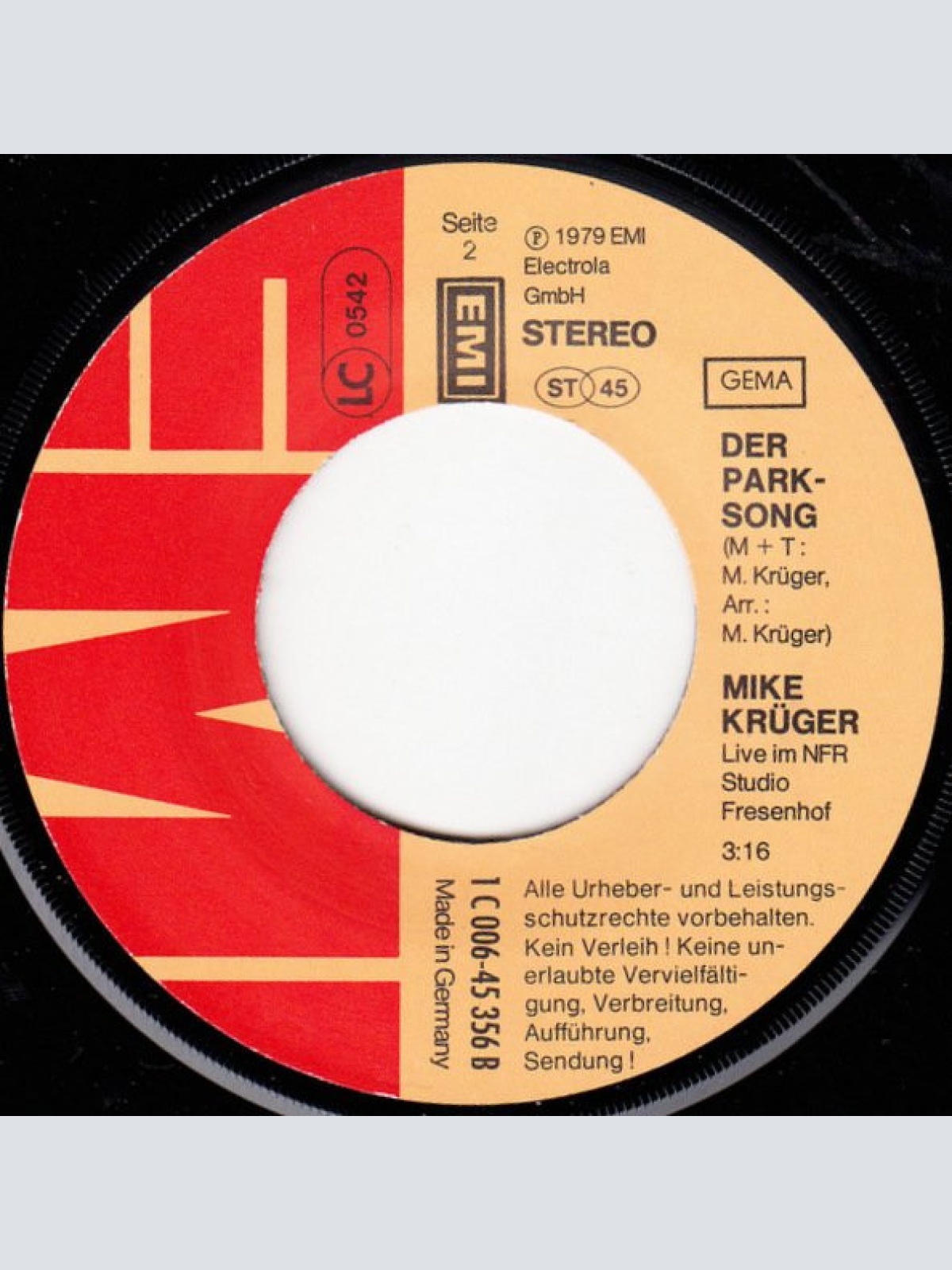 Vinyl / Mike Krüger - Seit Ich Hier Wohne