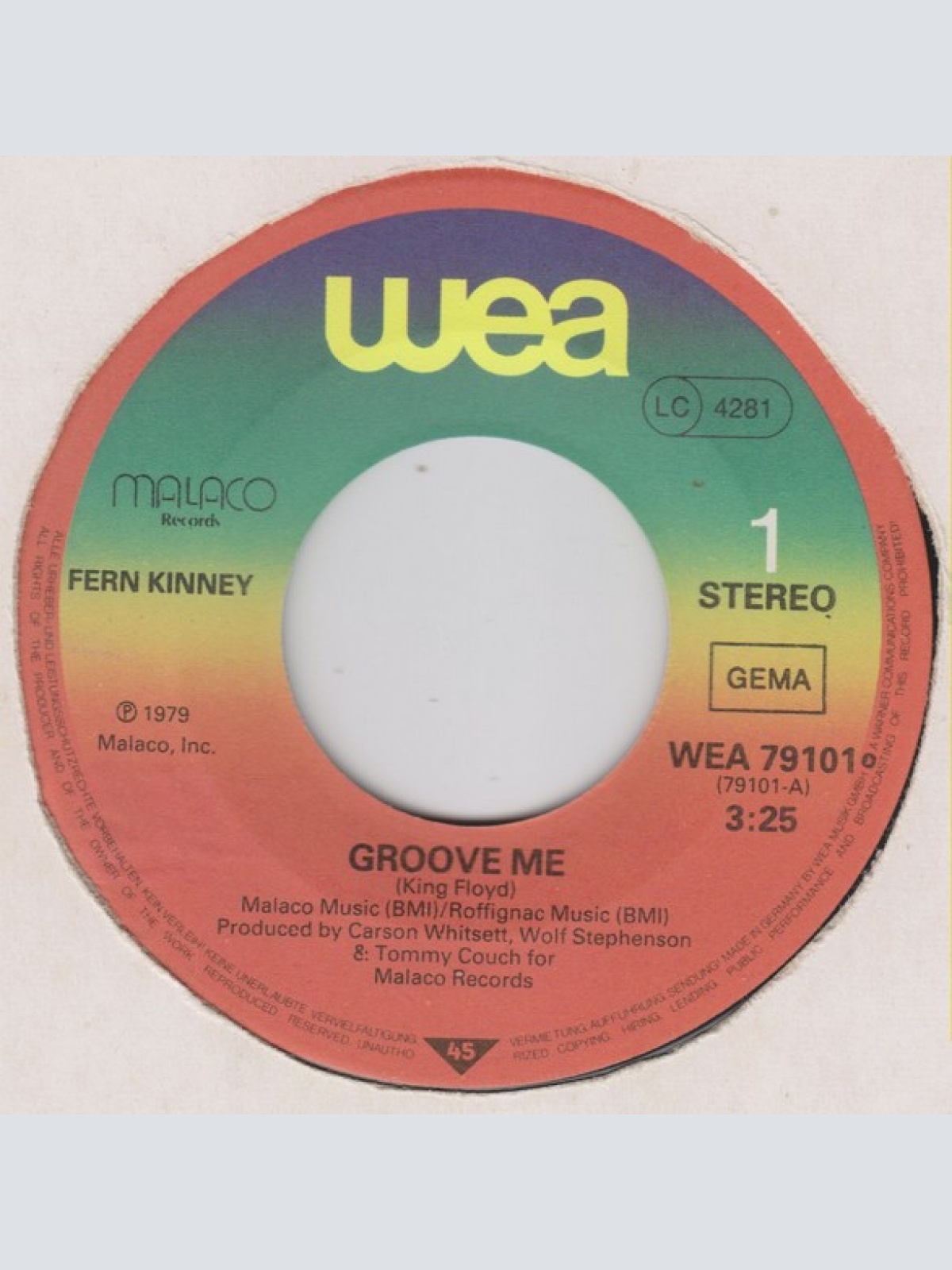 Vinyl / Fern Kinney - Groove Me