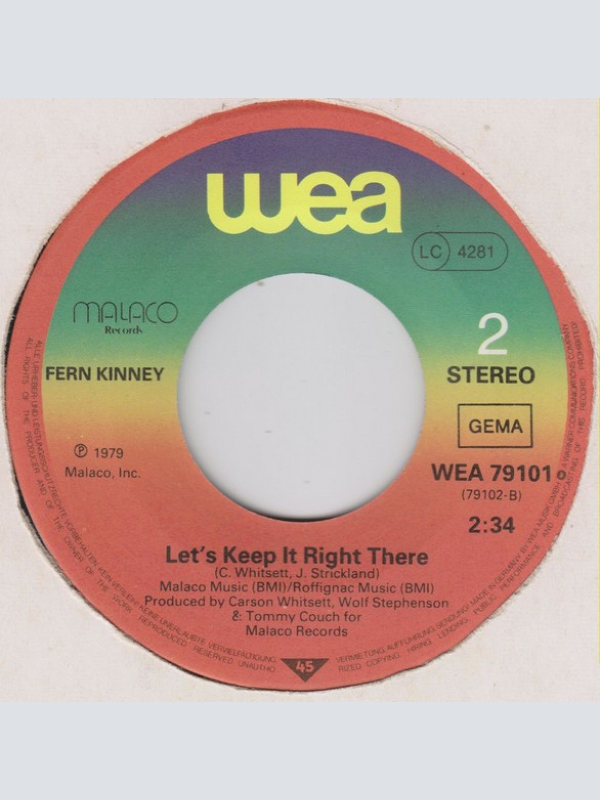 Vinyl / Fern Kinney - Groove Me