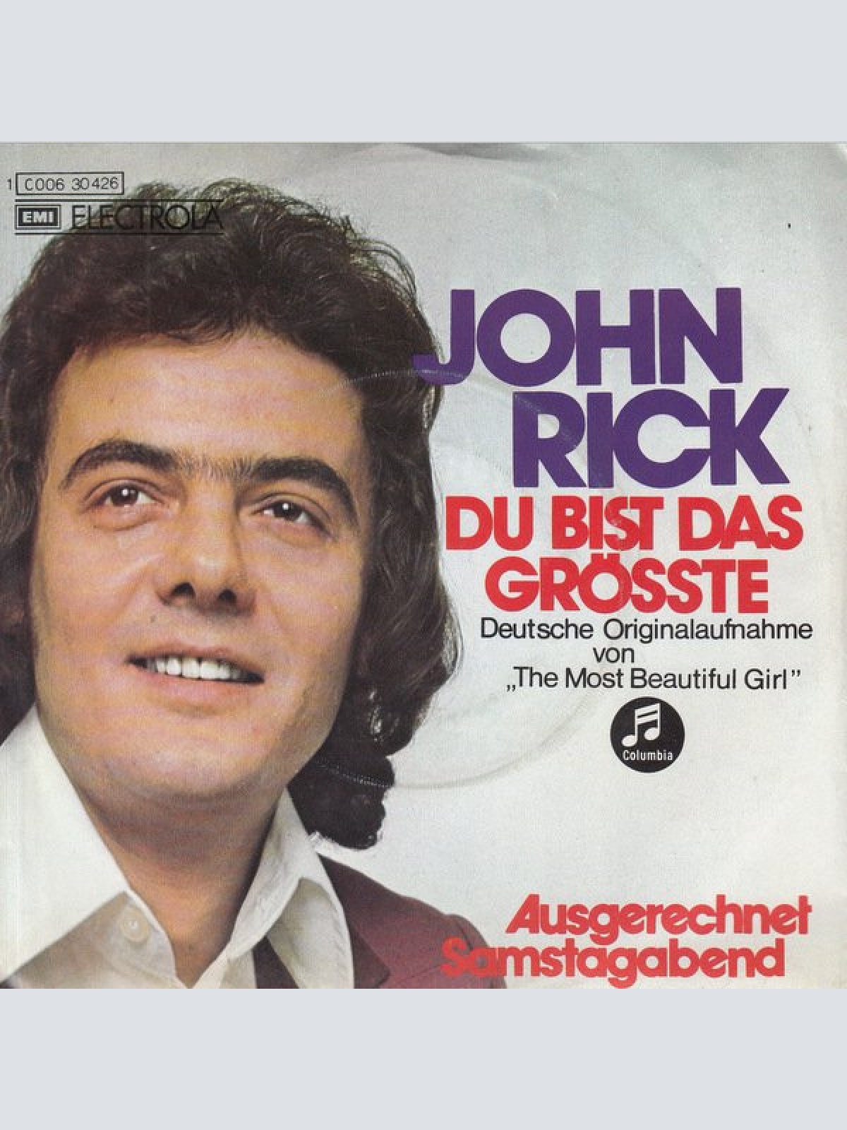 Vinyl / John Rick - Du Bist Das Grösste