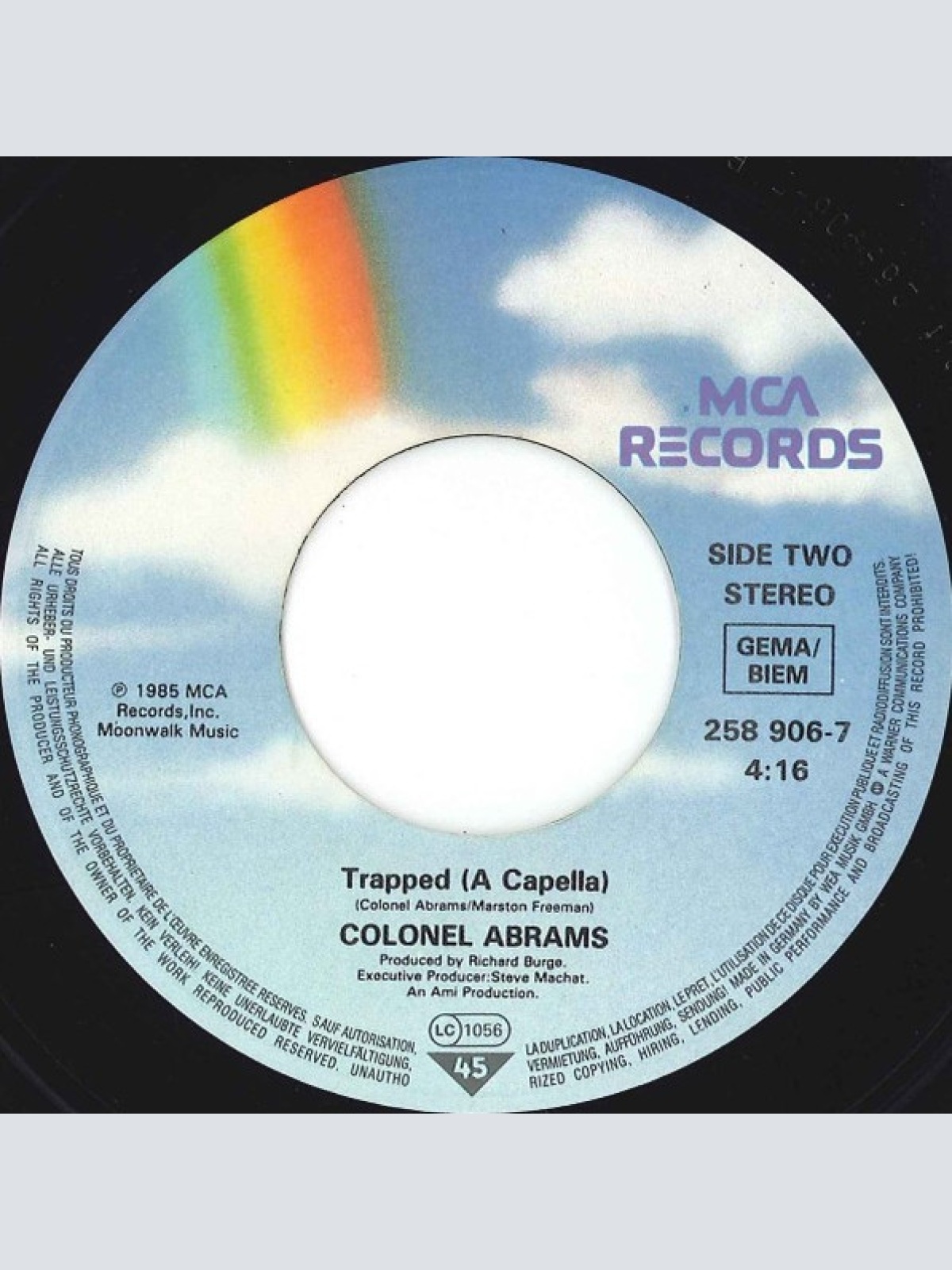 Vinyl / Colonel Abrams - Trapped (7" Version)