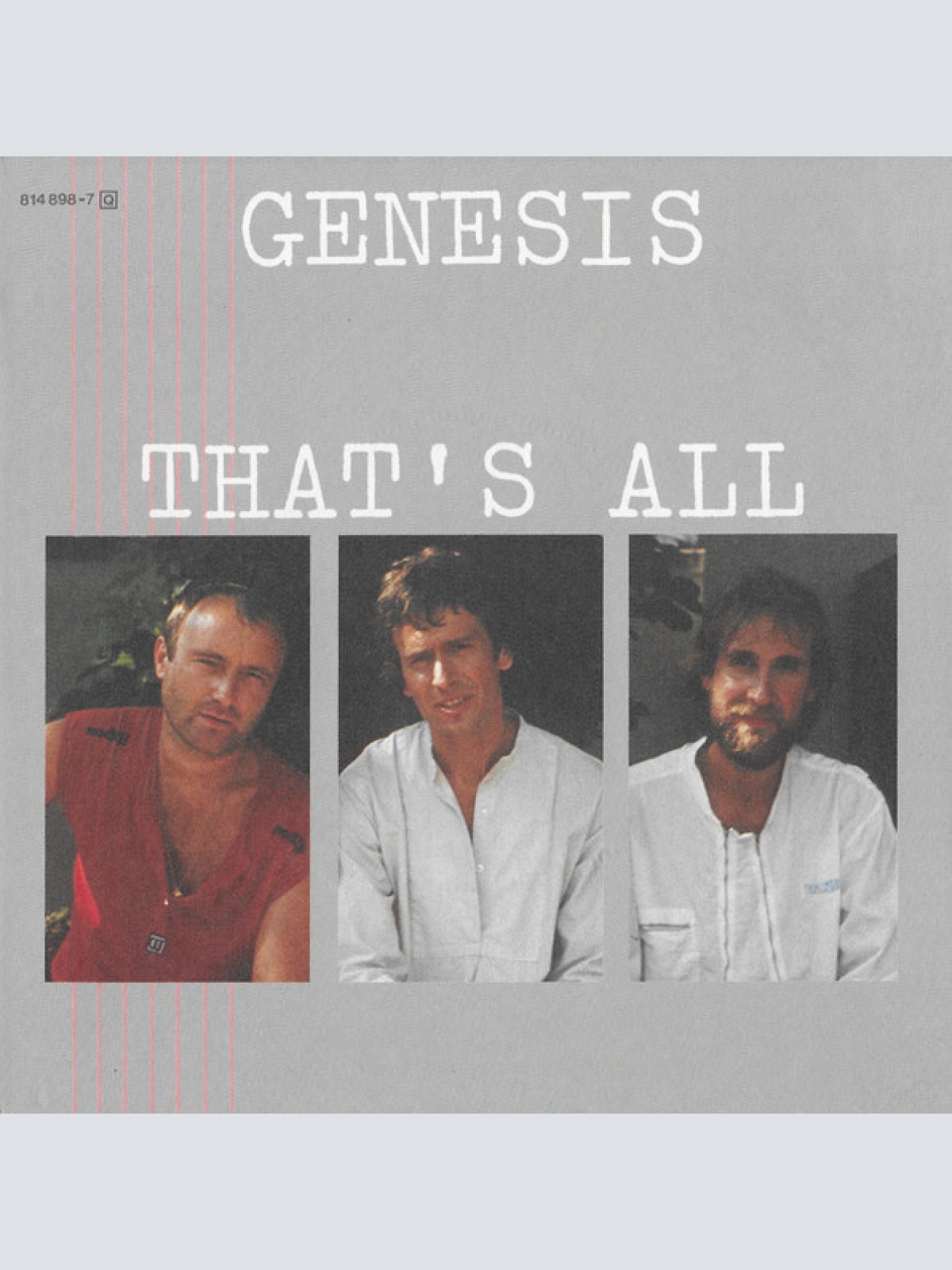 Vinyl / Genesis - That's All