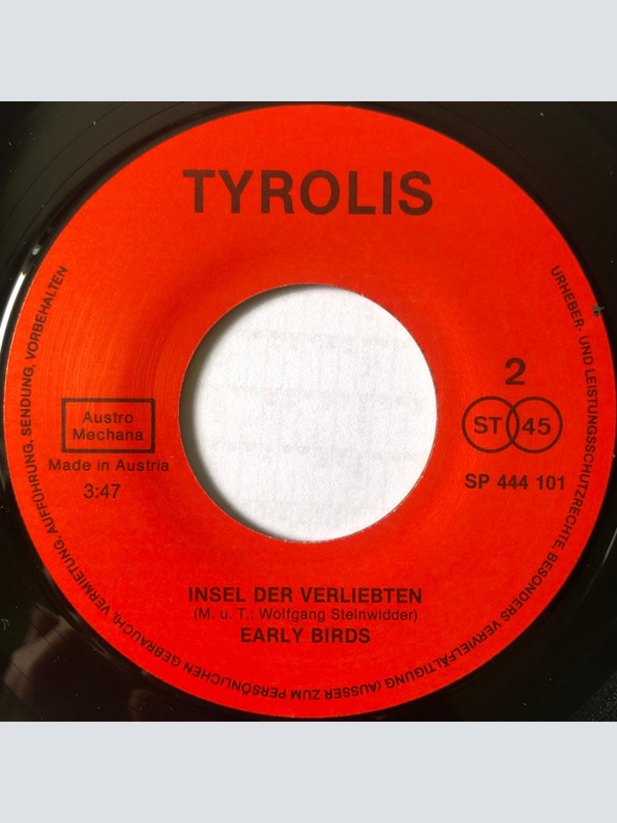 Vinyl / Early Birds - Lady Tonight