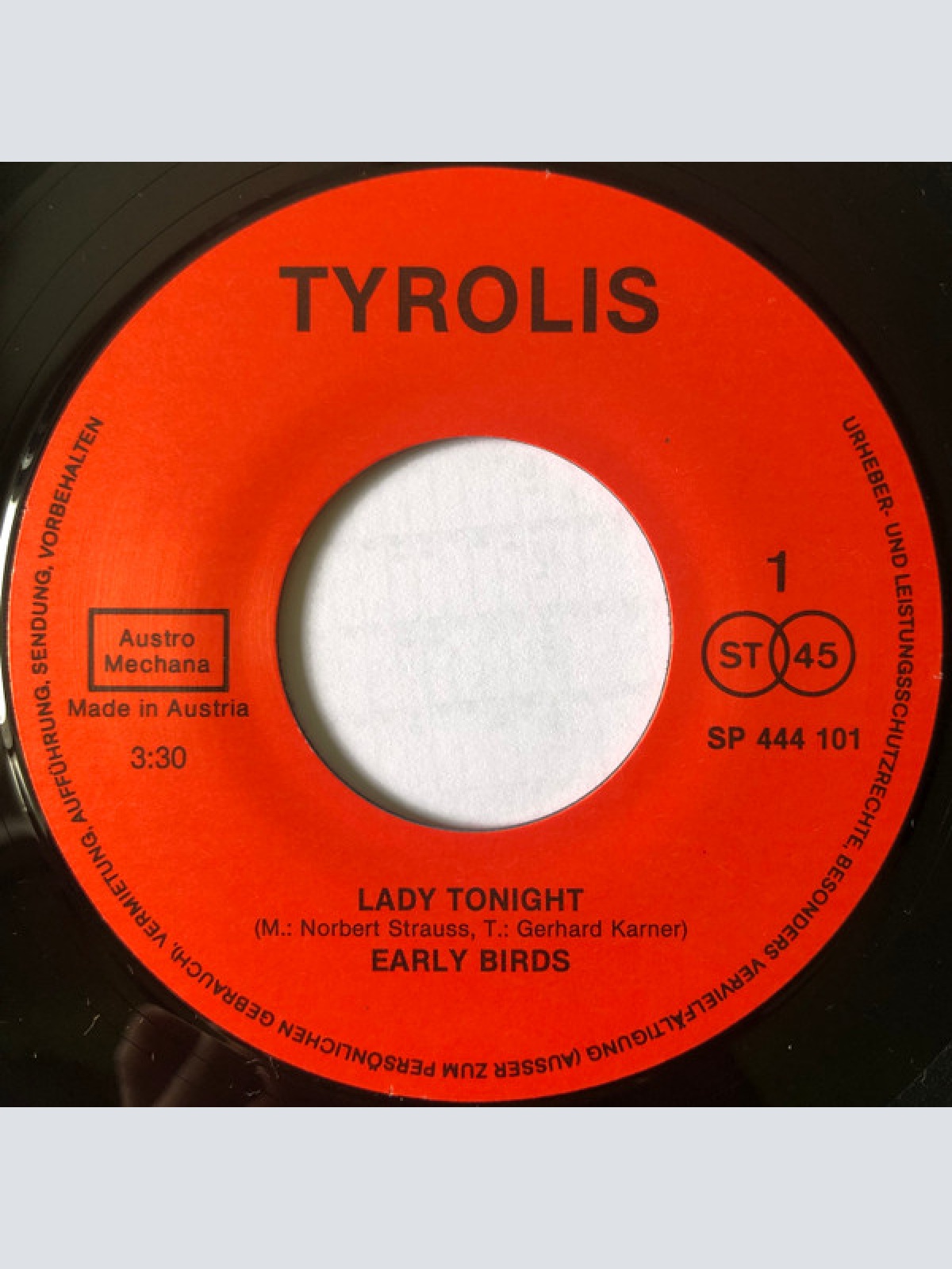 Vinyl / Early Birds - Lady Tonight
