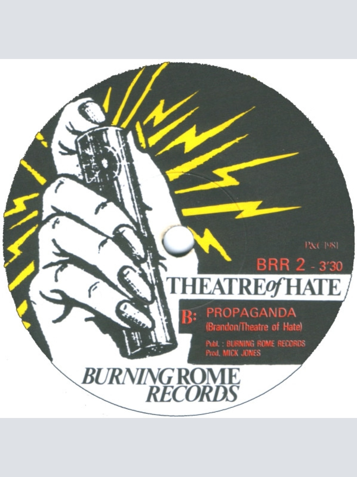 Vinyl / Theatre Of Hate - Do You Believe In The Westworld
