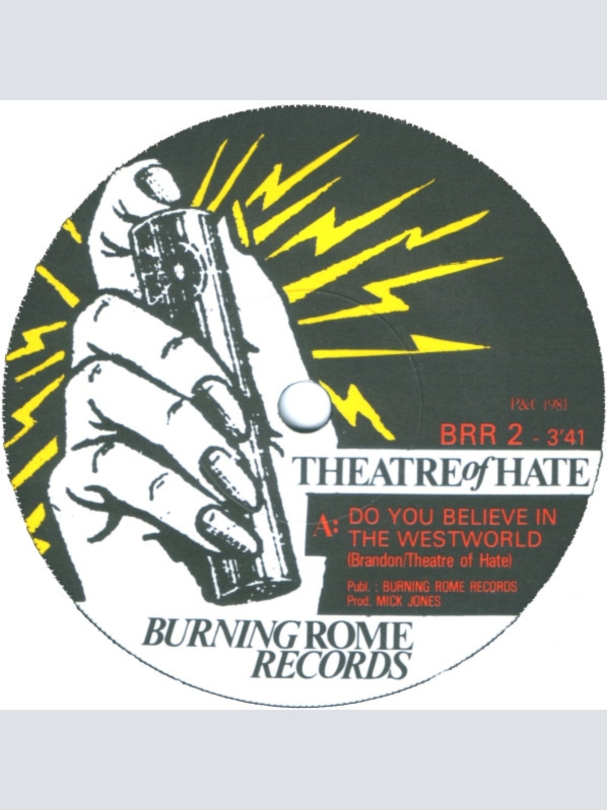 Vinyl / Theatre Of Hate - Do You Believe In The Westworld
