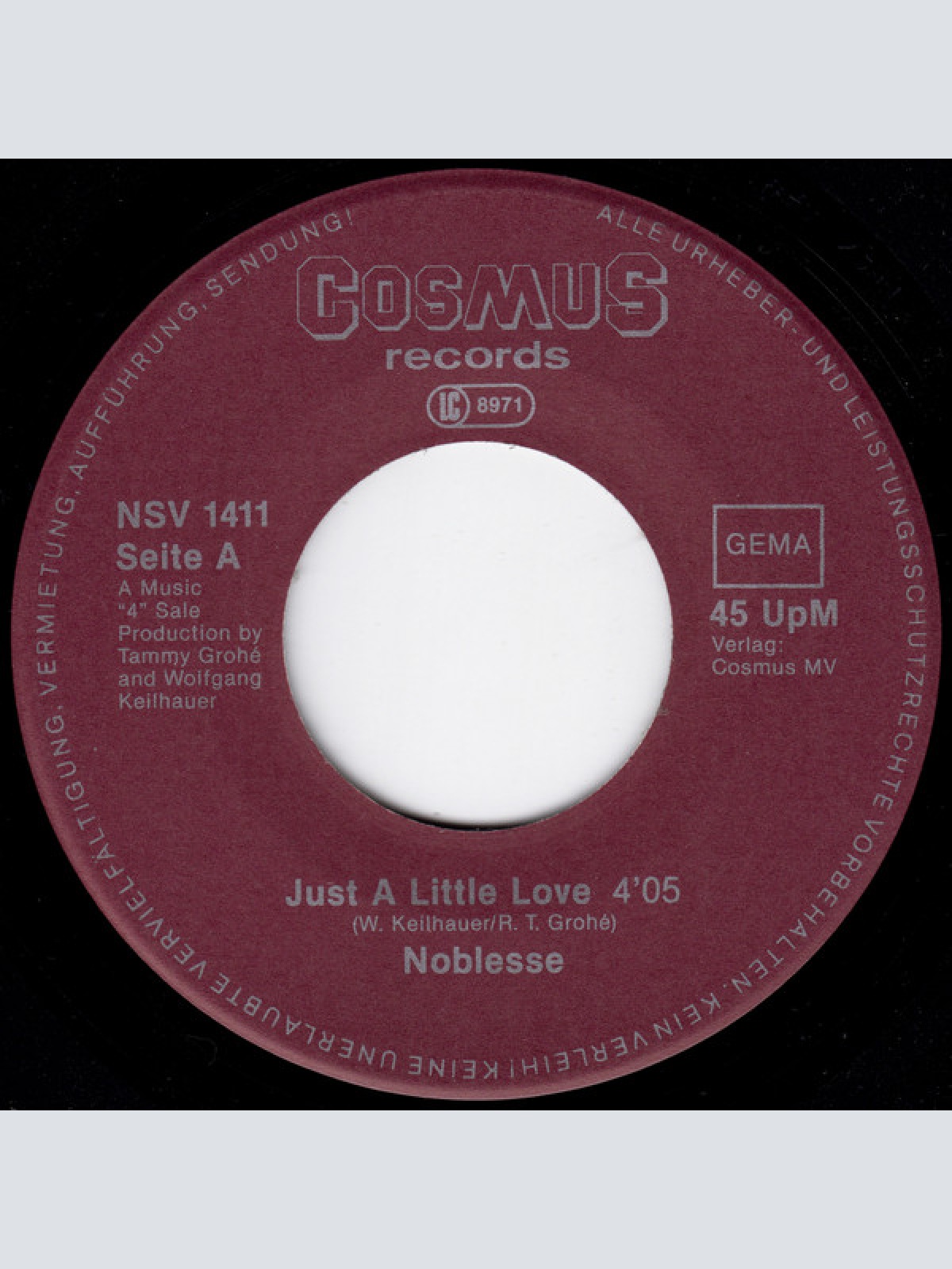 Vinyl / Noblesse (2) - Just A Little Love