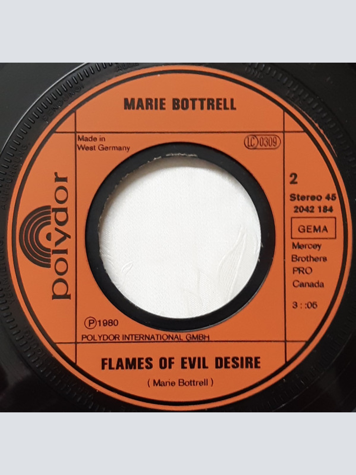 Vinyl / Marie Bottrell - Walk Right Back