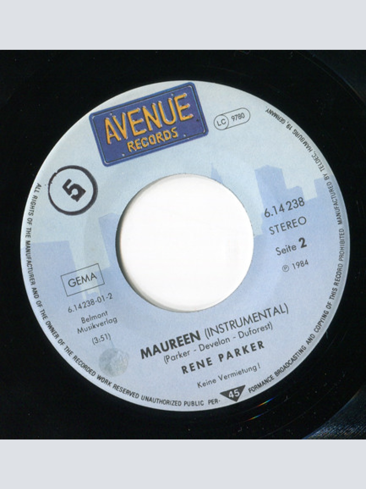 Vinyl / Rene Parker - Maureen