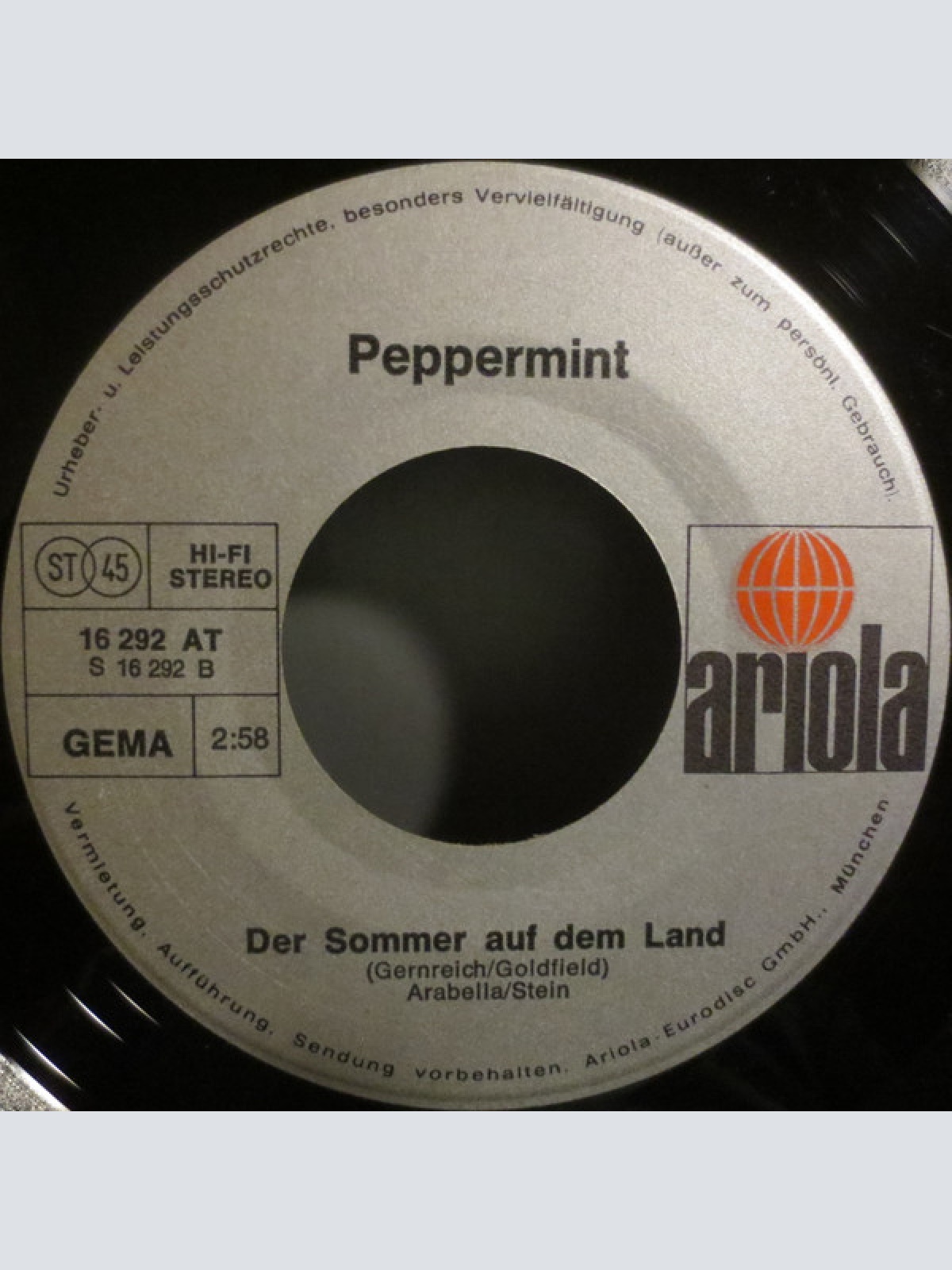Vinyl / Peppermint (8) - Kiss Me, Kiss Your Baby