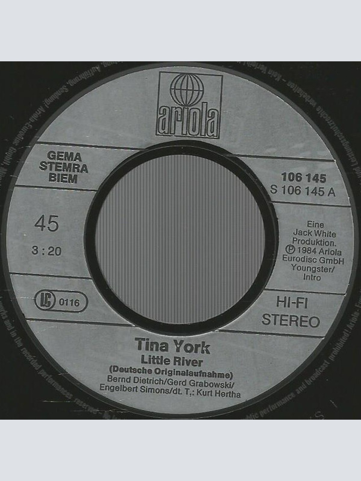 Vinyl / Tina York - Little River (Deutsche Original-Aufnahme)