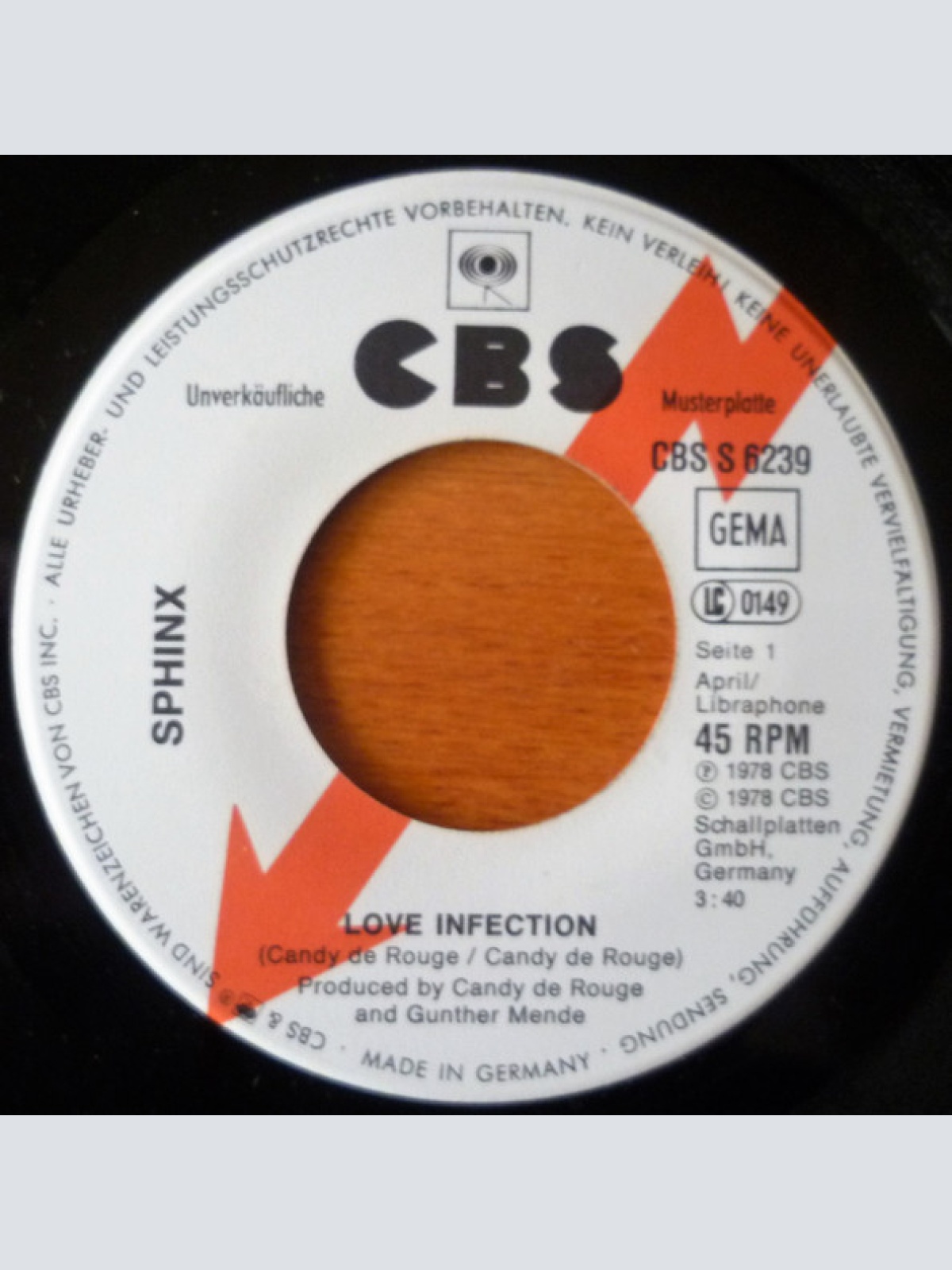 Vinyl / Sphinx (11) - Love Infection