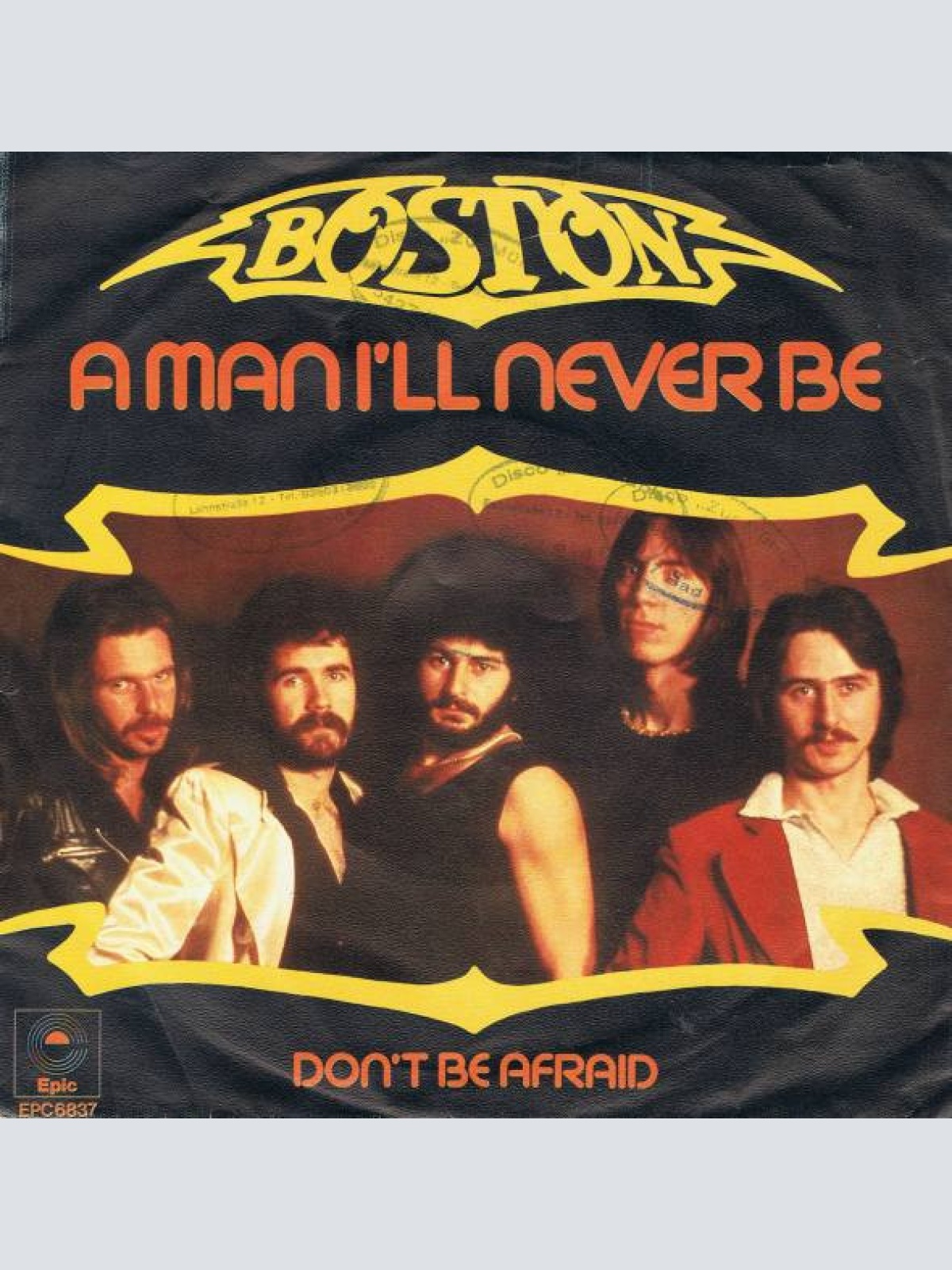 Vinyl / Boston - A Man I'll Never Be