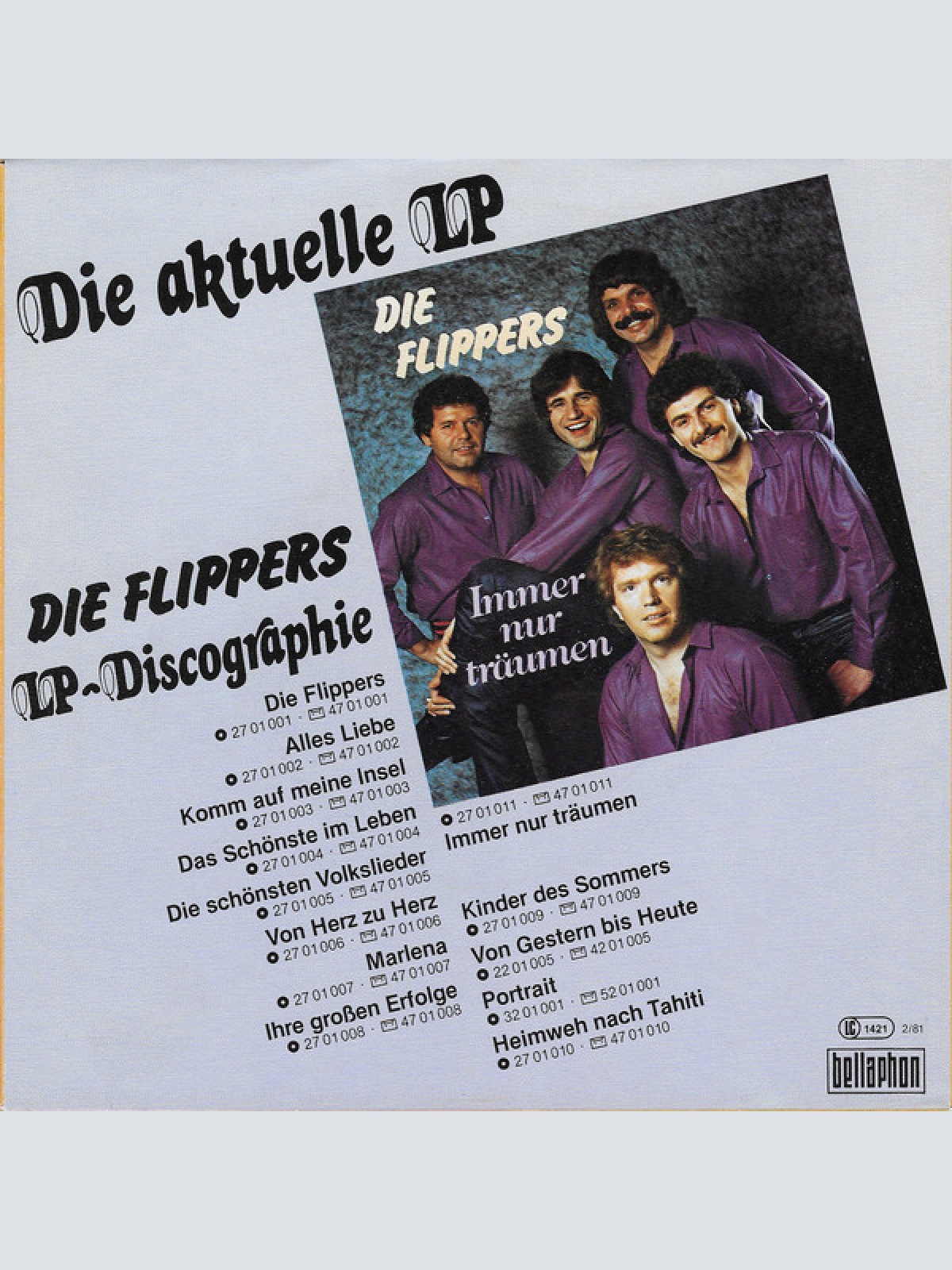 Vinyl / Die Flippers - Immer Nur Träumen