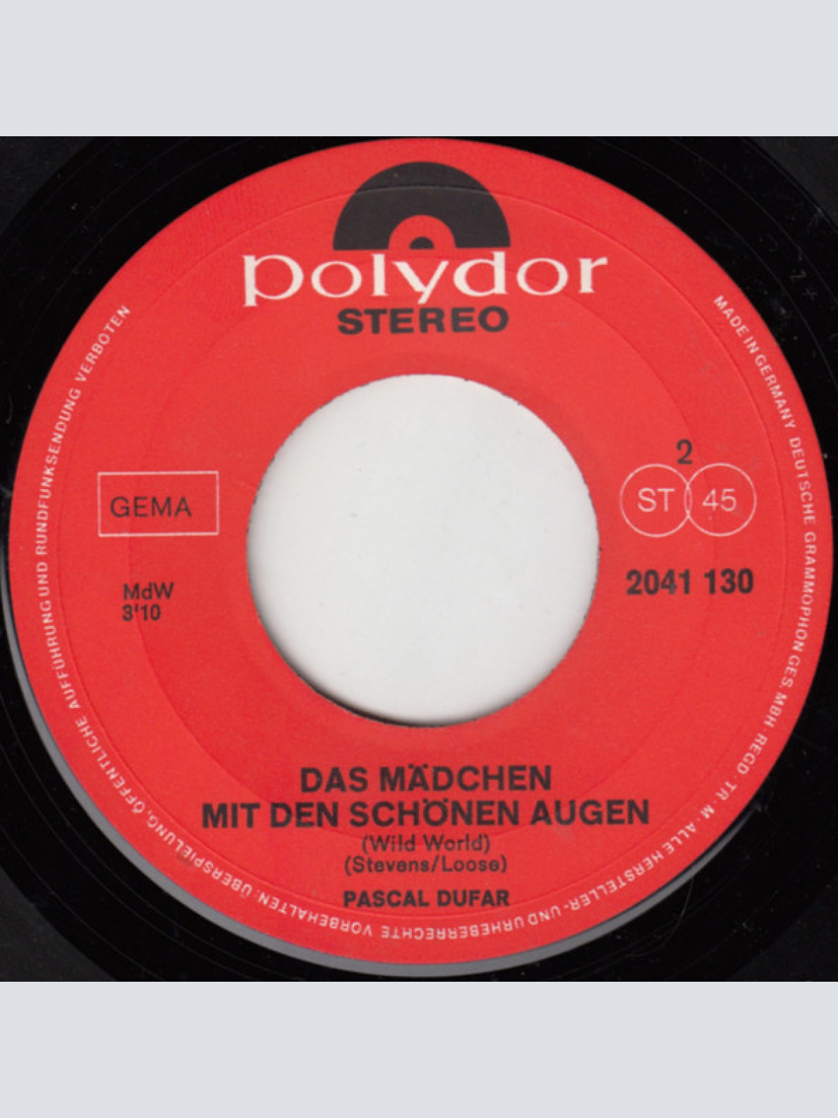 Vinyl / Pascal Dufar - Liebe Ist Sonne