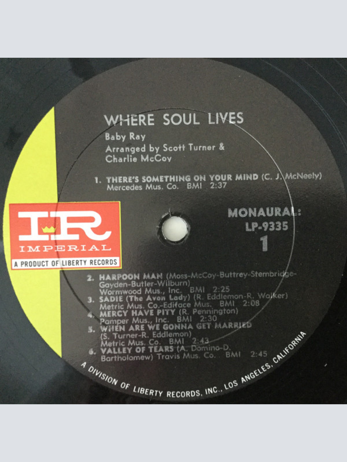 Vinyl / Baby Ray (2) - Where Soul Lives