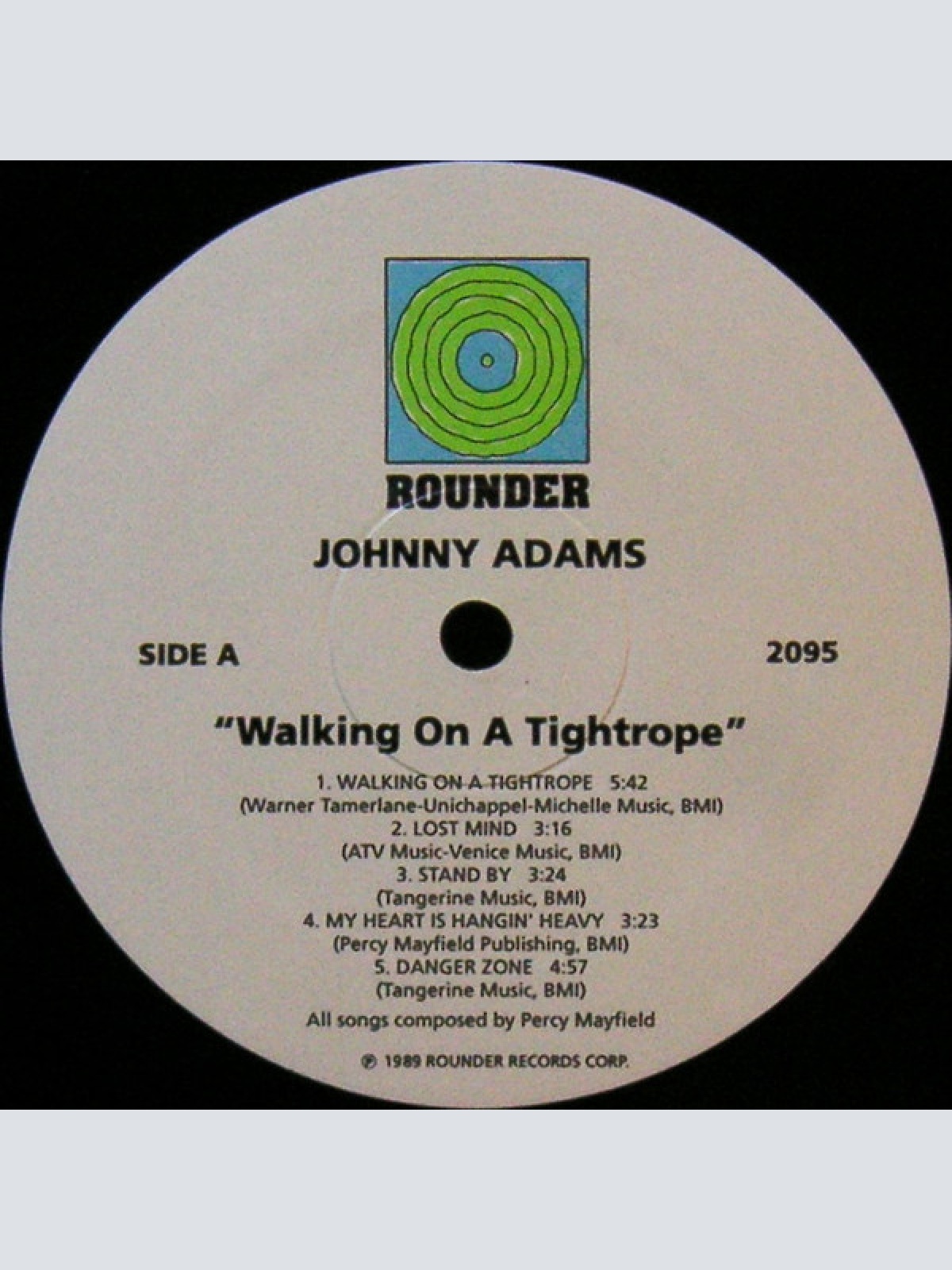 Vinyl / Johnny Adams - Walking On A Tightrope (The Songs Of Percy Mayfield)