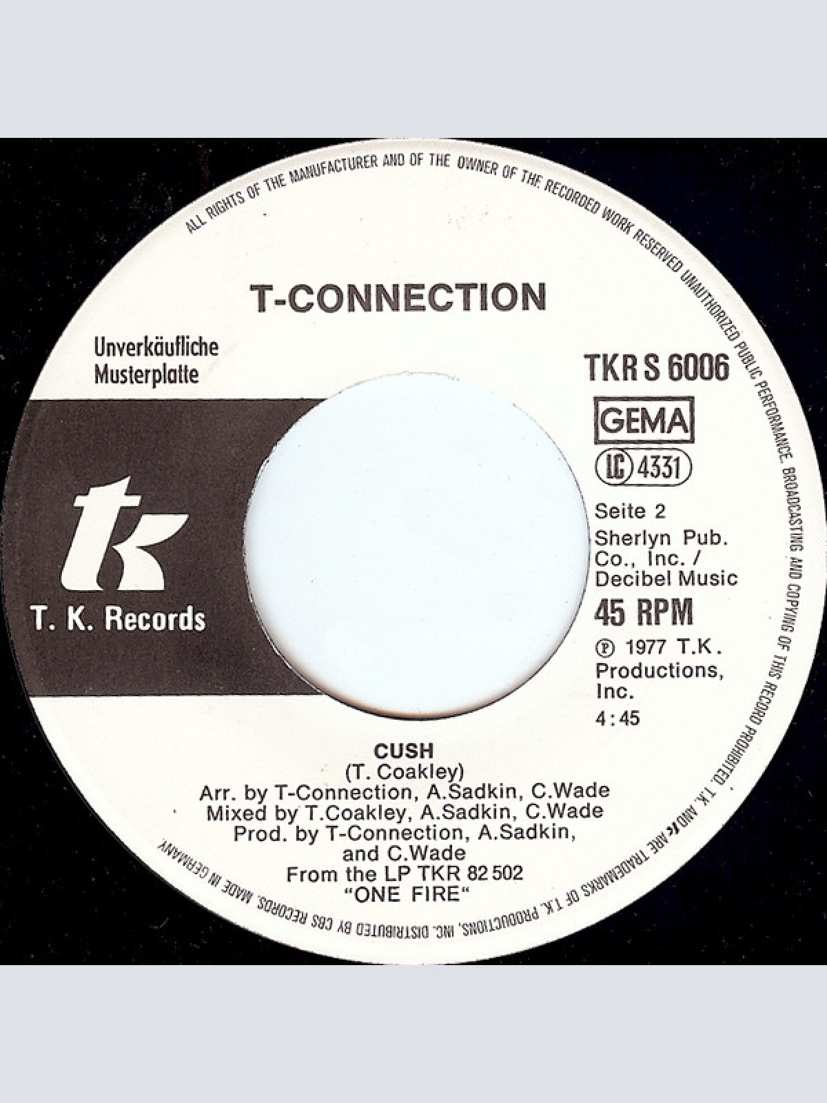 Vinyl / T-Connection - On Fire